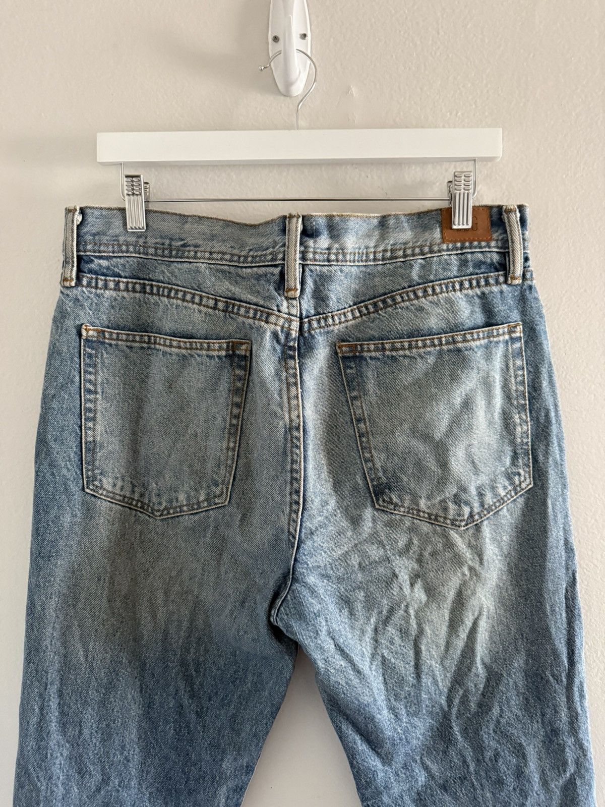 Bdg BDG UO Relaxed Dad Fit Denim Jeans Pants Blue Stone-Wash Size US 32 / EU 48 - 17 Thumbnail