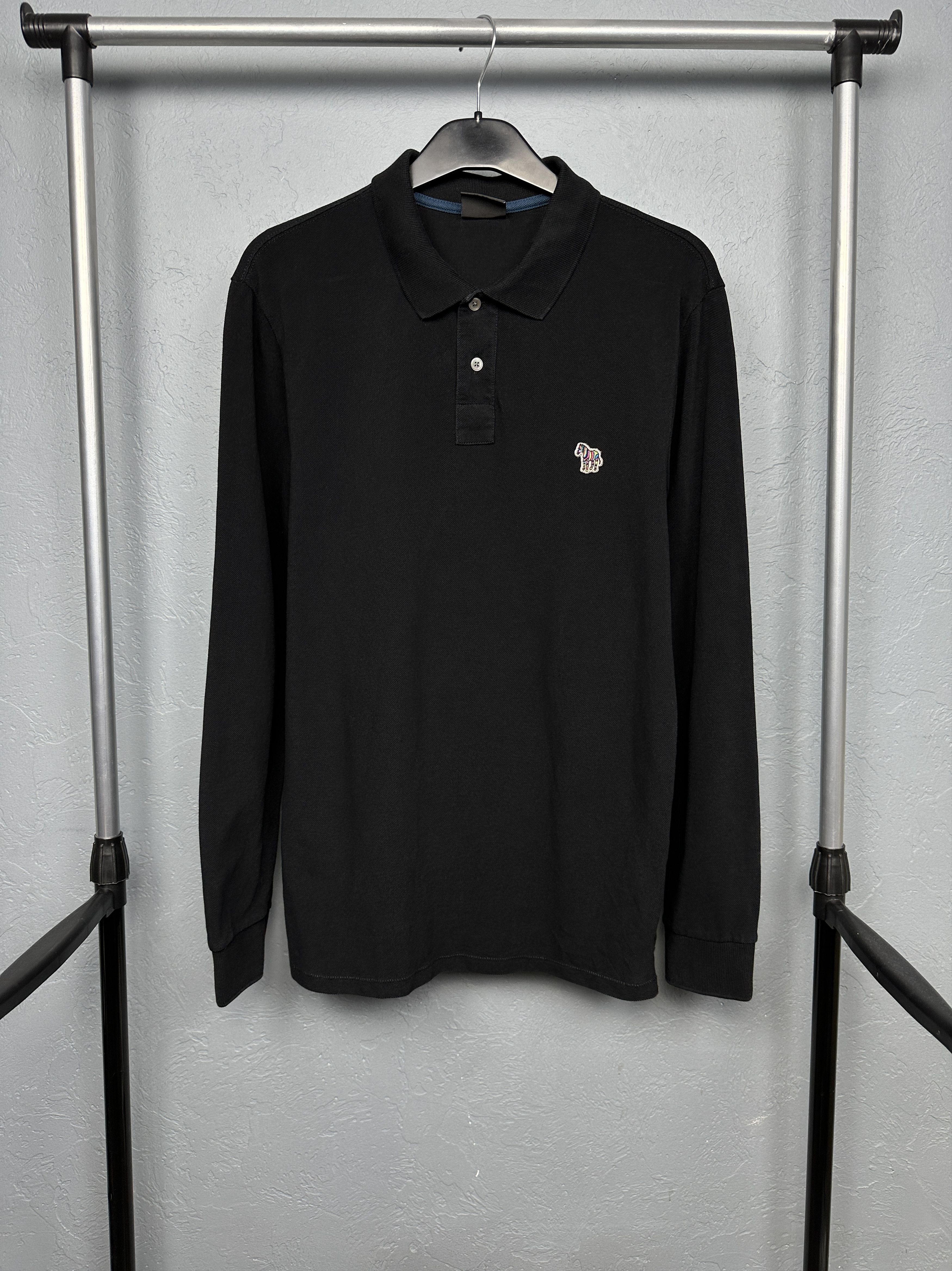 Paul Smith Paul Smith Mens Long Sleeve Polo Shirt Zebra Size US S / EU 44-46 / 1 - 1 Thumbnail