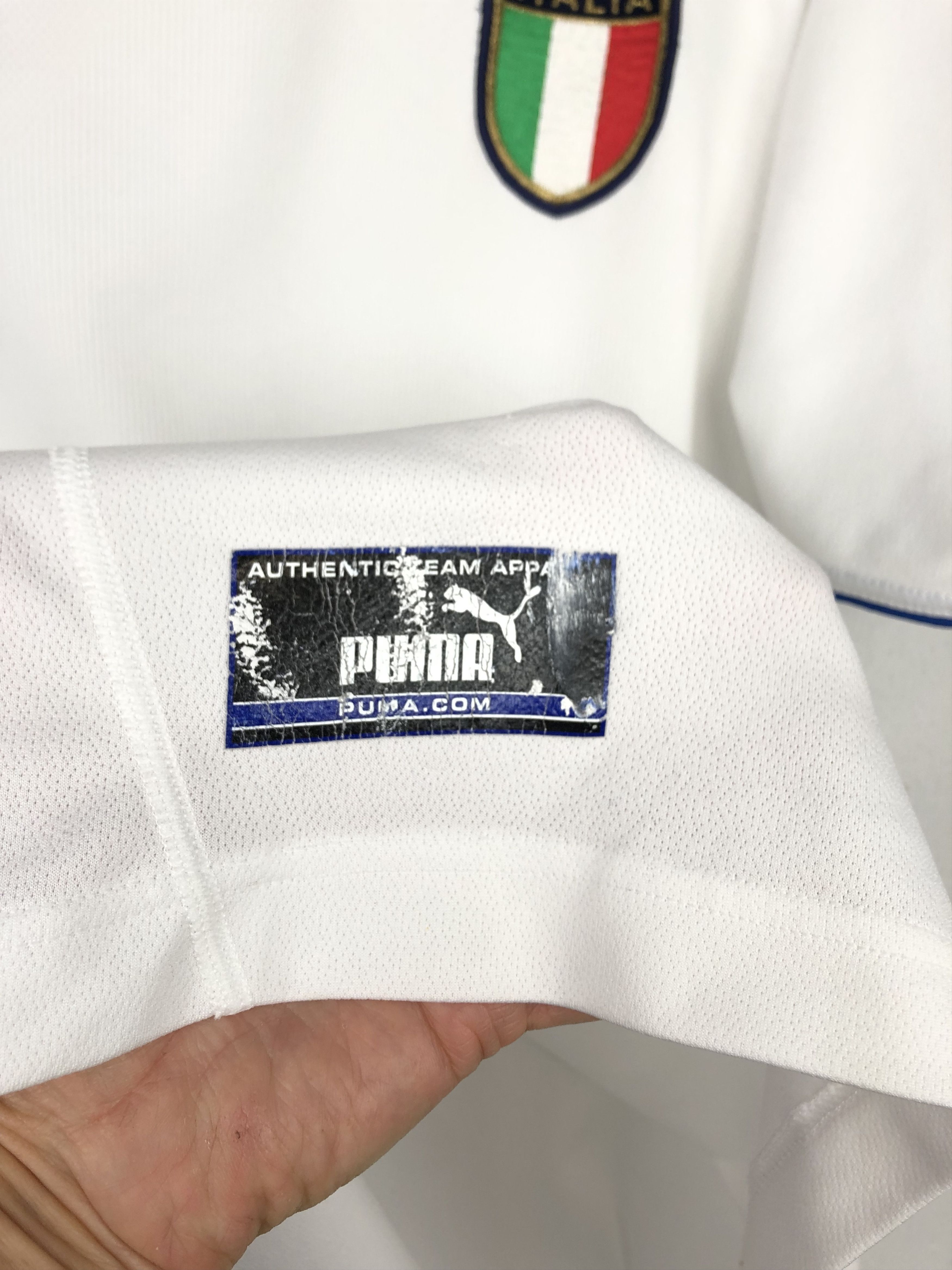 Vintage Italy football shirt Soccer Puma Jersey Maglia Tee Hype Size US L / EU 52-54 / 3 - 4 Thumbnail