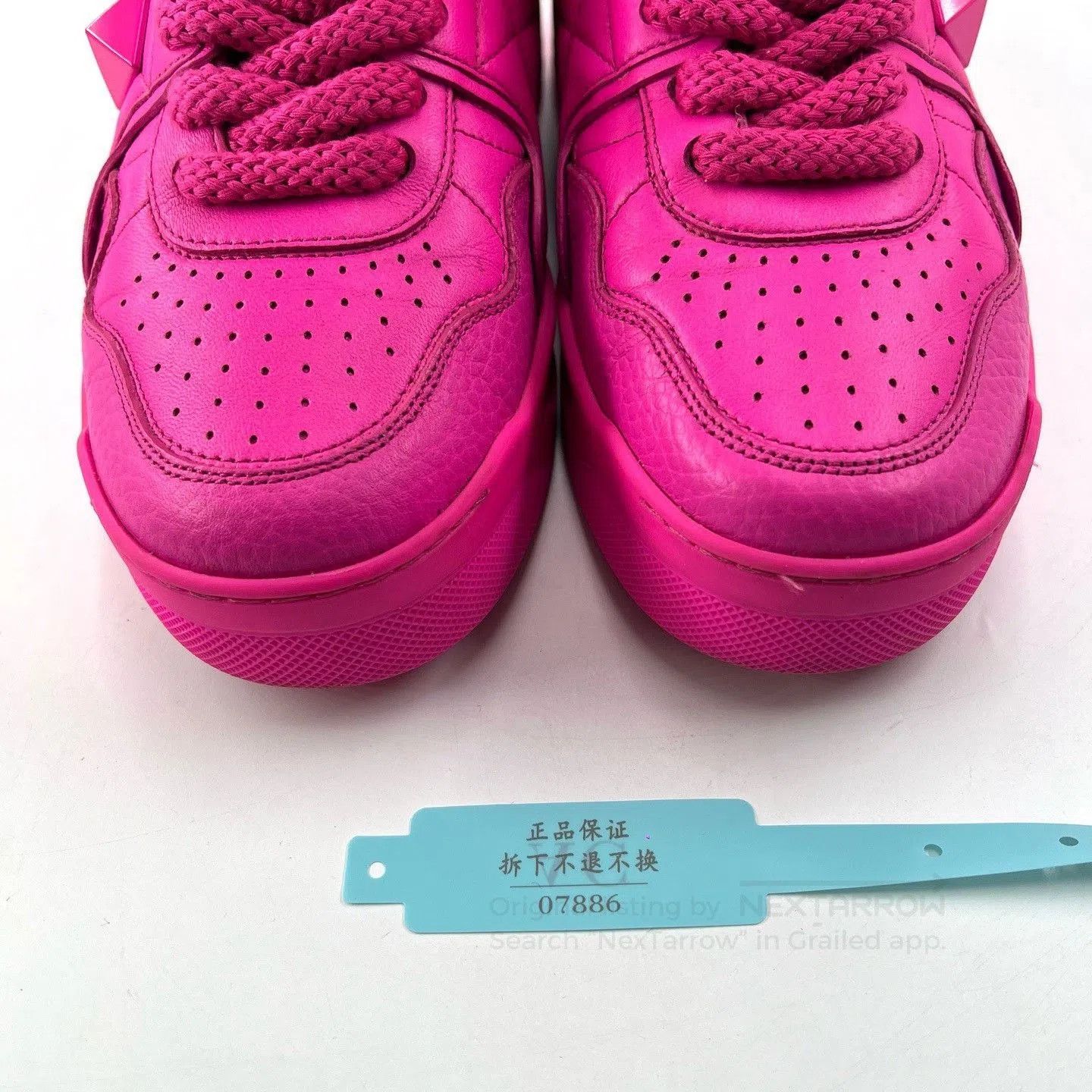 Valentino Valentino One Stud Pink Platform Sneakers. Size US 9 / IT 39 - 9 Thumbnail