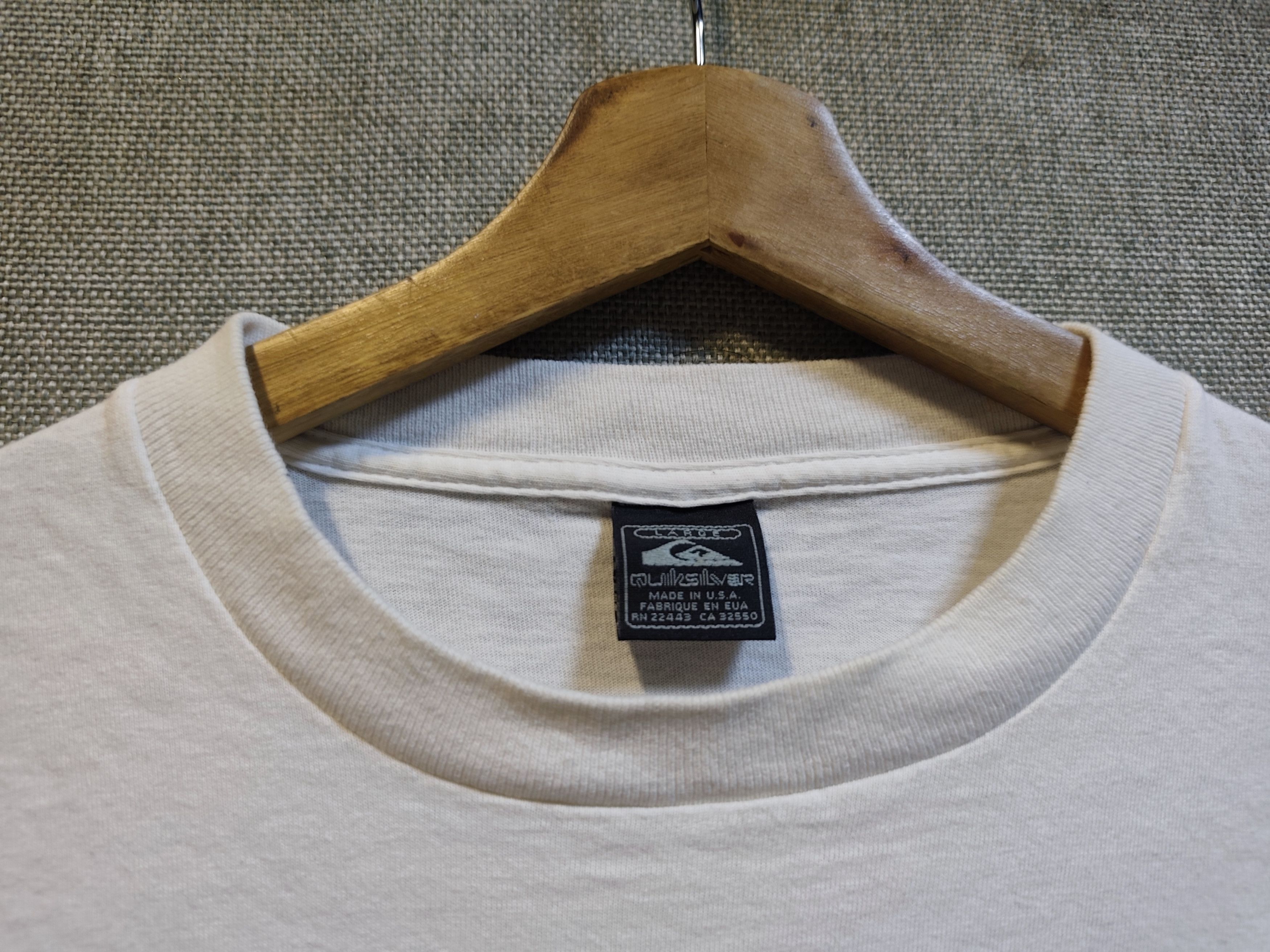Quiksilver Vintage 1991 Quiksilver "Yamasaki Tennis" T-Shirt Size US L / EU 52-54 / 3 - 6 Thumbnail
