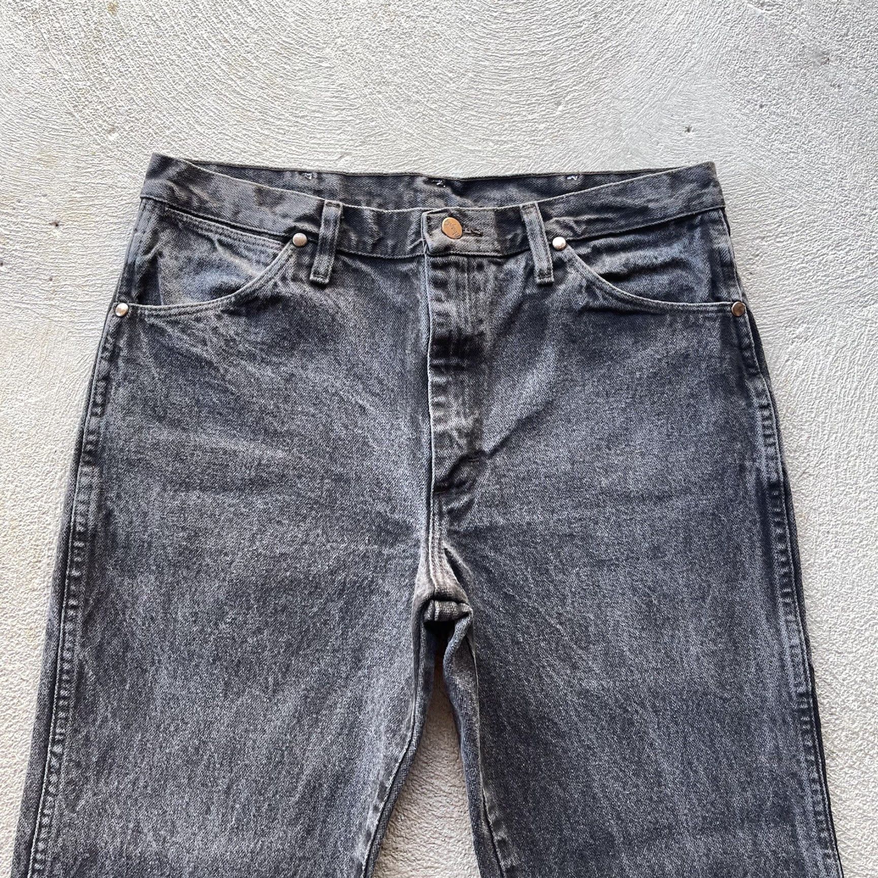 Wrangler Wrangler Jeans Mens 34x30 Denim Pants Cowboy Western Straight Fit Brown 90s Vintage Style Size US 34 / EU 50 - 4 Thumbnail