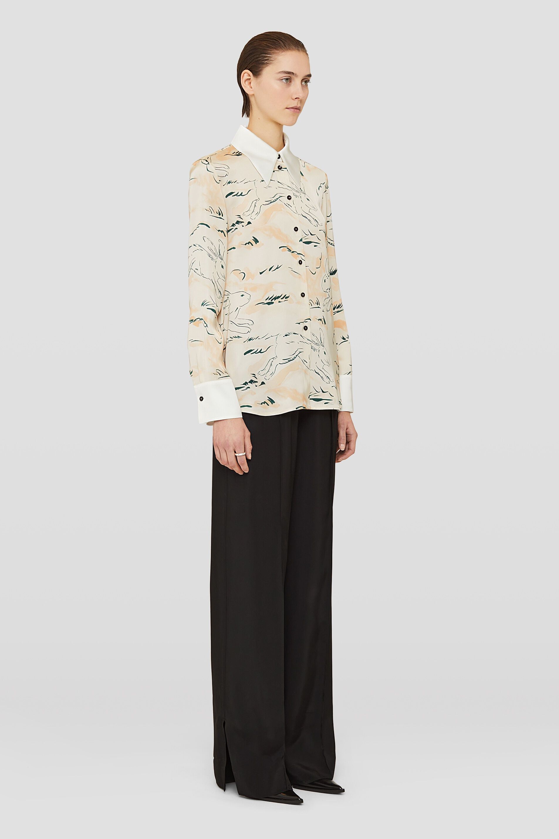 Jil Sander o1y1025 Patterned Shirt in Multicolor Size XS / US 0-2 / IT 36-38 - 5 Thumbnail