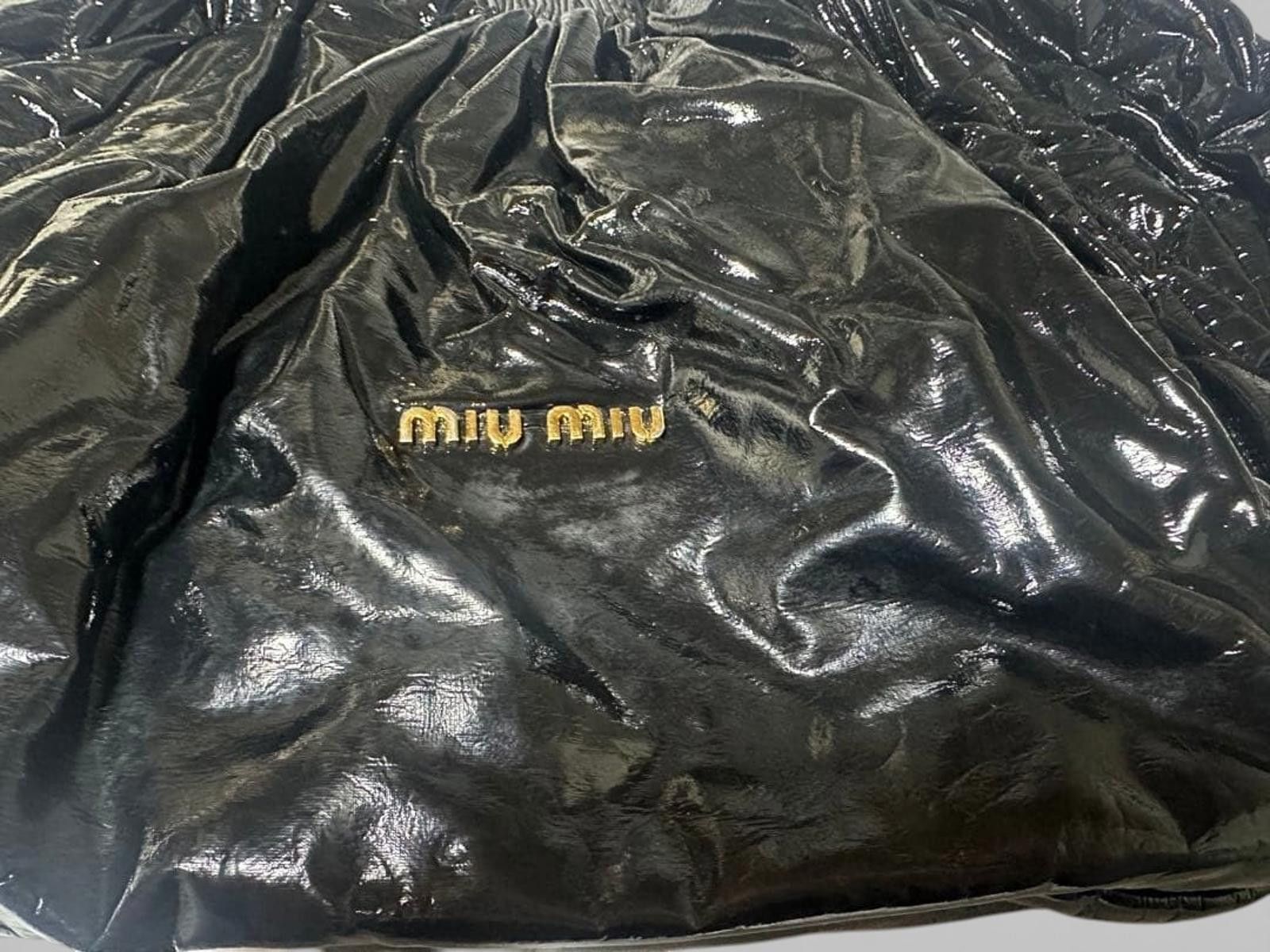 Miu Miu Miu Miu - Black Patent Leather Shoulder Bag Size ONE SIZE - 8 Thumbnail
