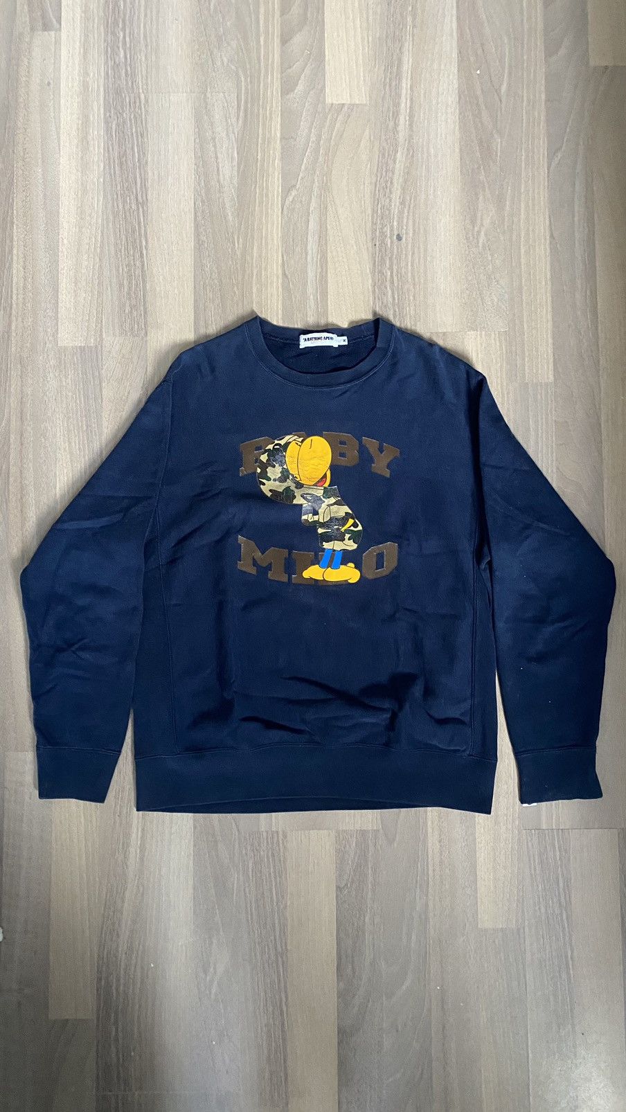 Bape Baby Milo Crewneck Size US M / EU 48-50 / 2 - 1 Thumbnail
