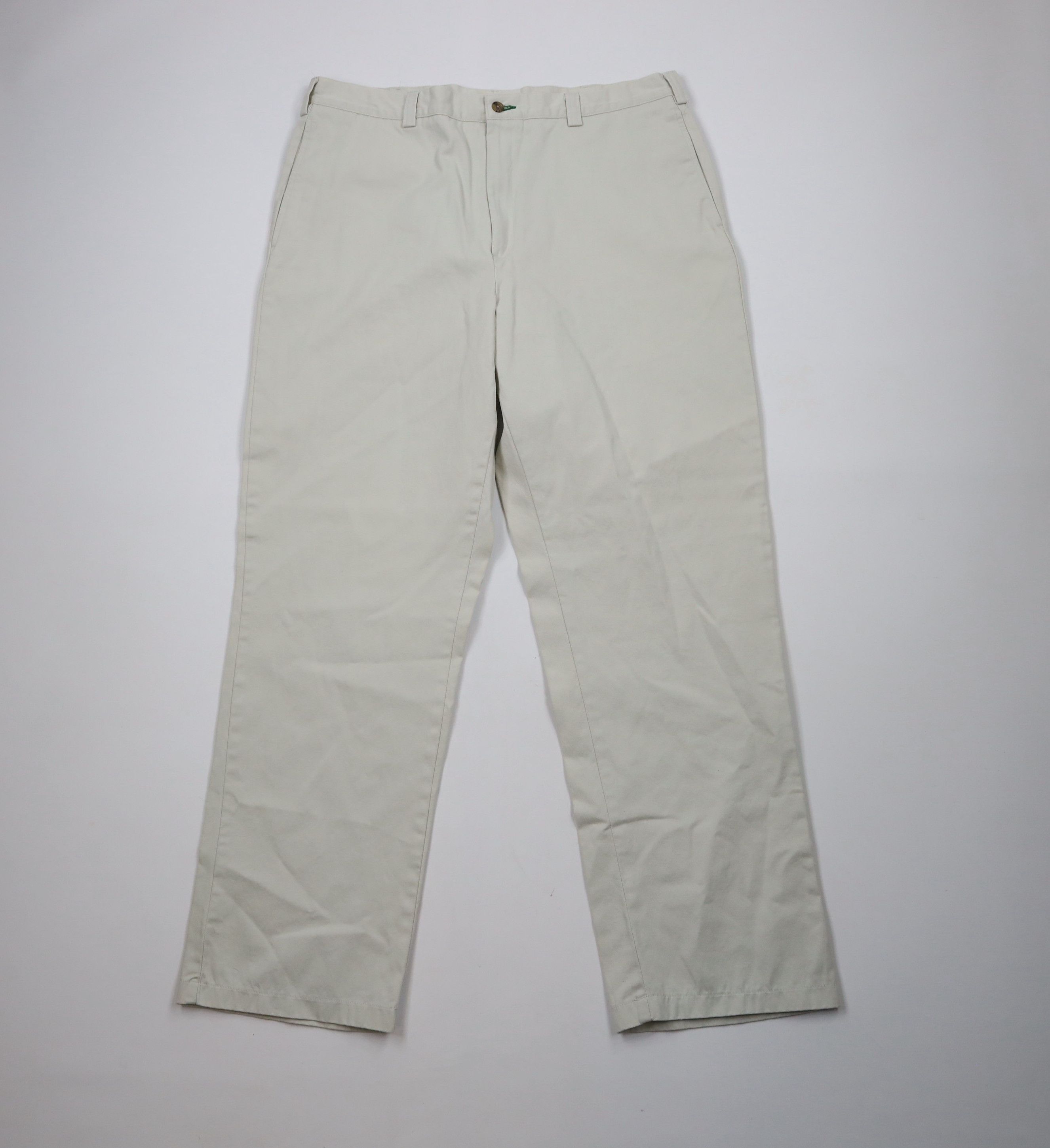 Tommy Hilfiger × Vintage Vintage 90s Tommy Hilfiger Wide Leg Chino Pants Stone Beige Size US 38 / EU 54 - 1 Thumbnail