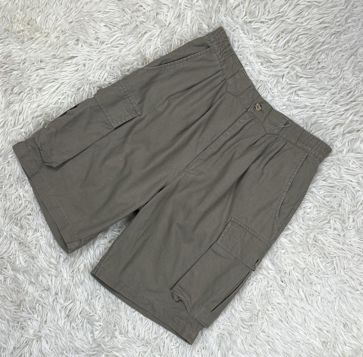 Japanese Brand The Proud Wings Cargo Short Pants Size US 29 - 3 Thumbnail