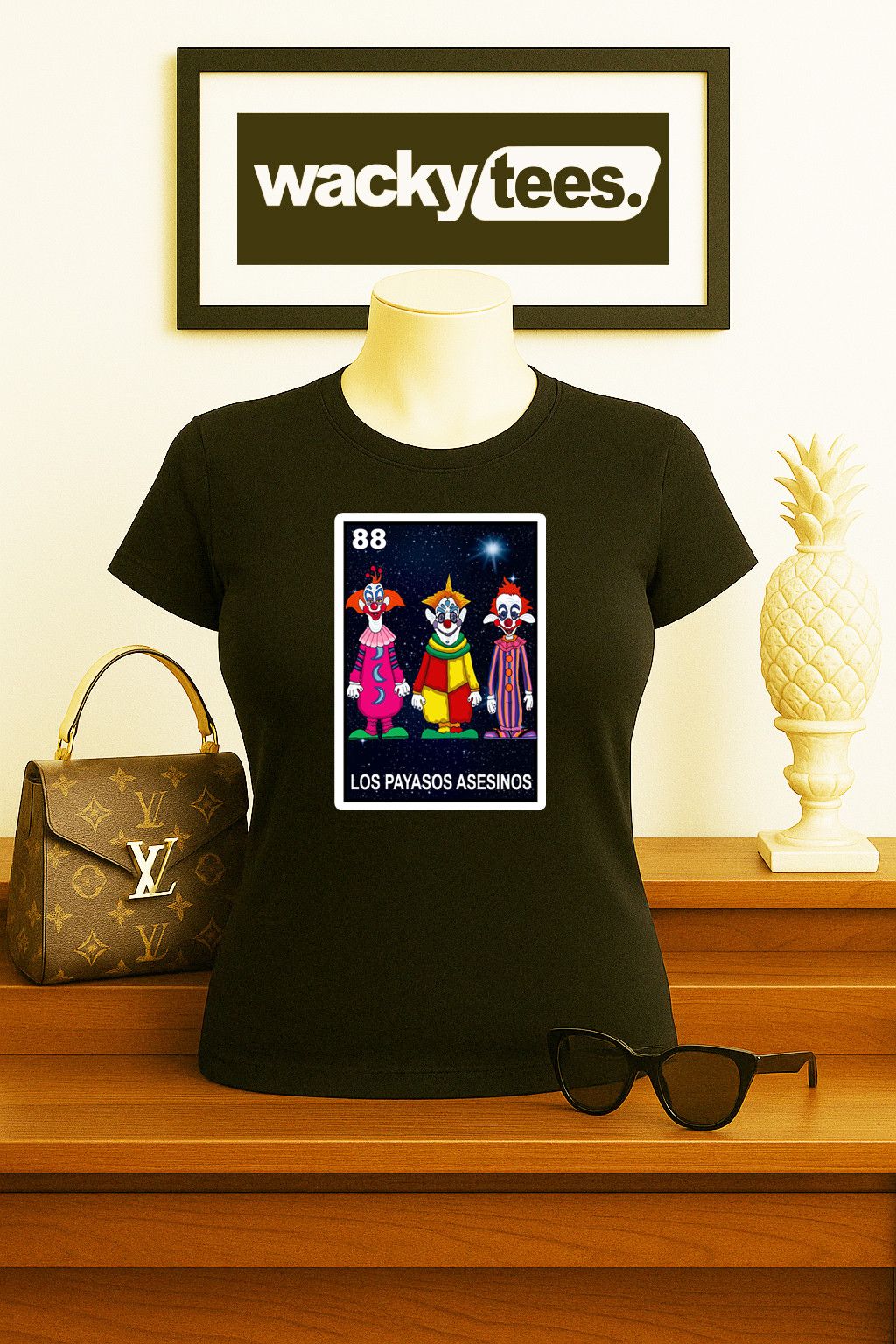 Other Los Payasos Asesinos Loteria Clowns From Graphic Tee Shirt Size US L / EU 52-54 / 3 - 5 Thumbnail