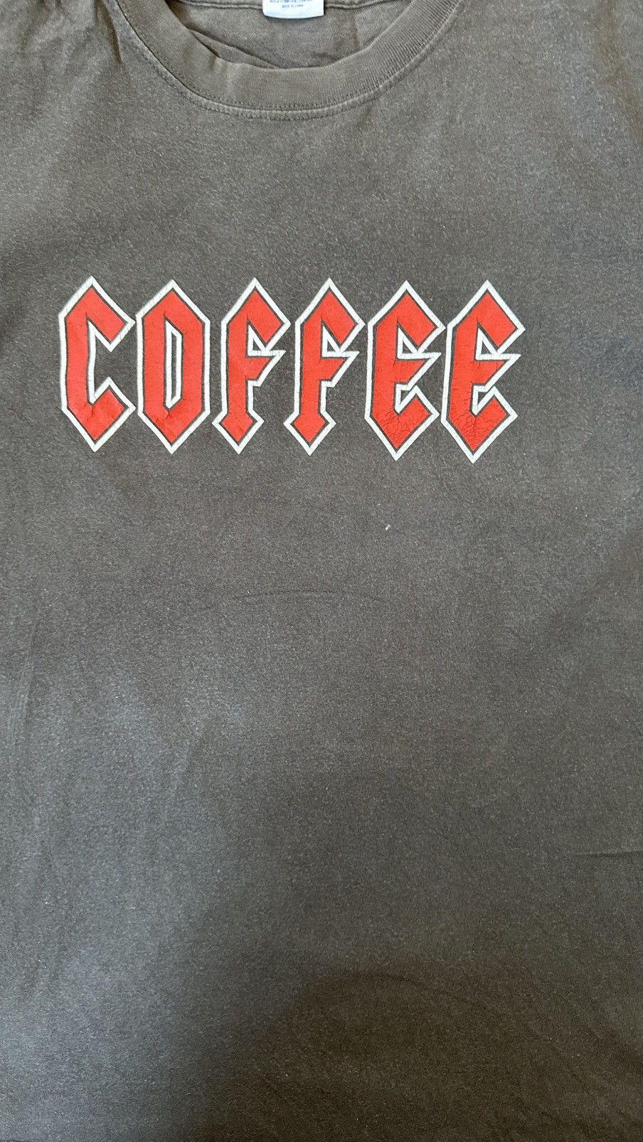 Vintage VINTAGE COFFEE HEAVYMETAL TEE Size US M / EU 48-50 / 2 - 2 Thumbnail