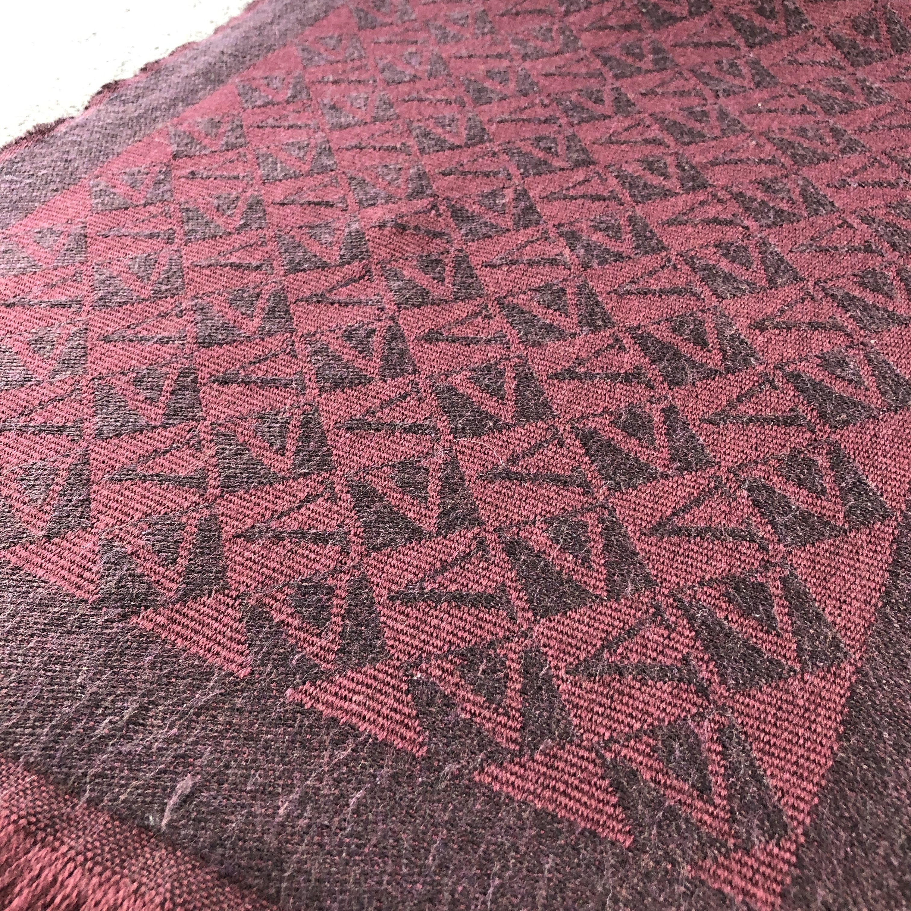 Vintage Vintage Valentino Monogram Wool Scarf Muffler V2957 Size ONE SIZE - 3 Thumbnail