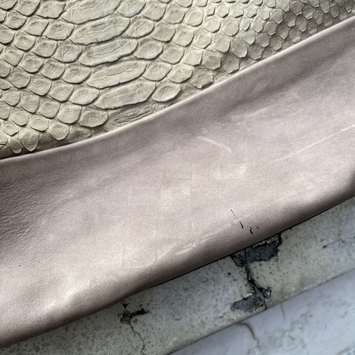 Brunello Cucinelli Brunello Cucinelli Snakeskin-Textured Leather Tote Bag Size ONE SIZE - 21 Thumbnail