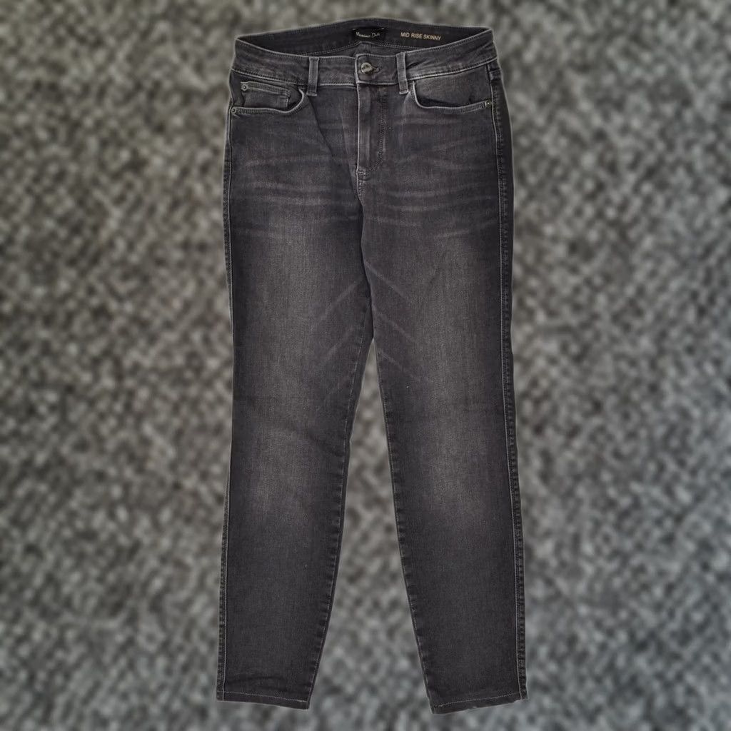 Massimo Dutti MASSIMO DUTTI Womens Skinny Jeans Black US 8 Medium W30 L26 Size 30" / US 8 / IT 44 - 1 Thumbnail