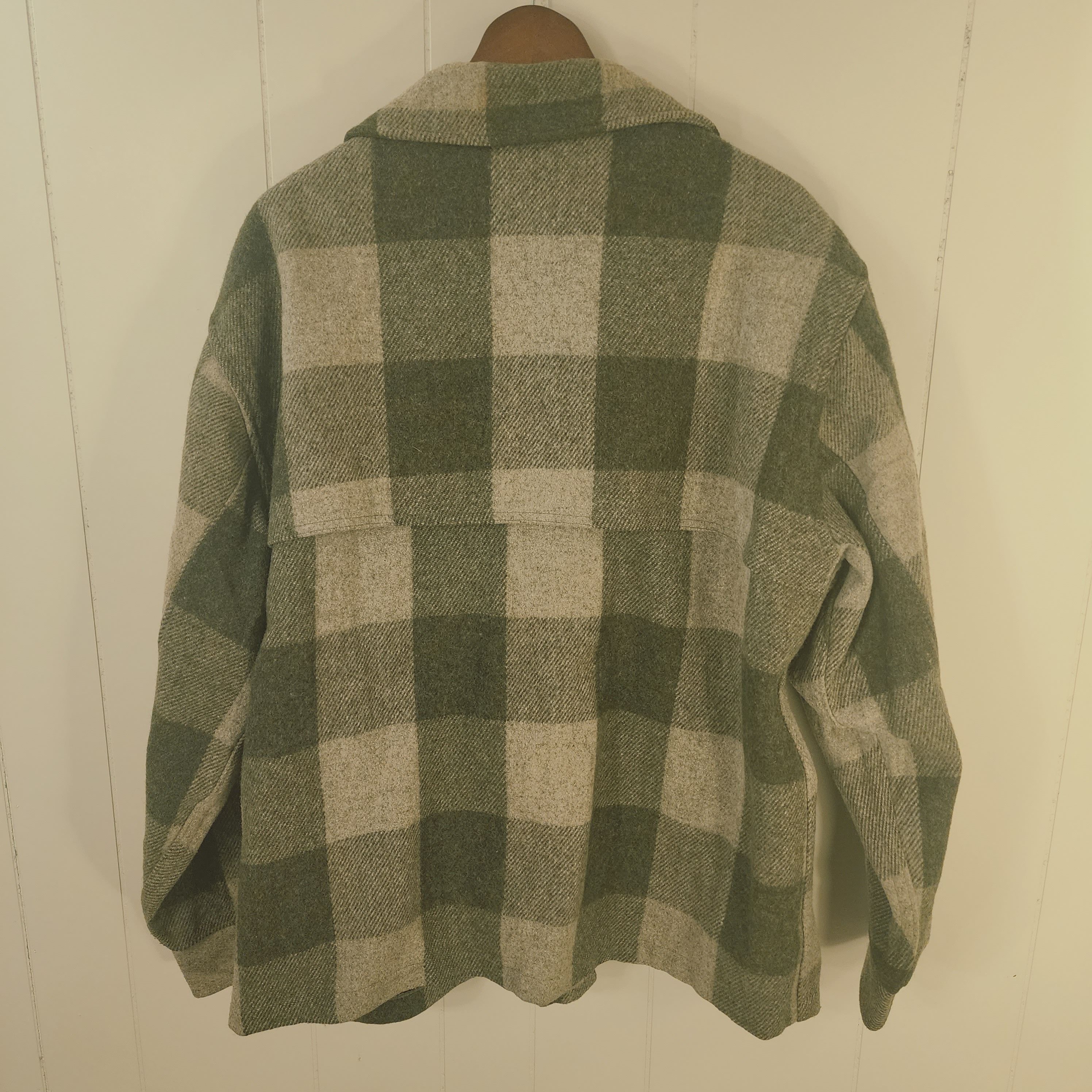 Woolrich Woolen Mills Vintage Woolrich Green Plaid Wool Jacket Size US XL / EU 56 / 4 - 2 Thumbnail