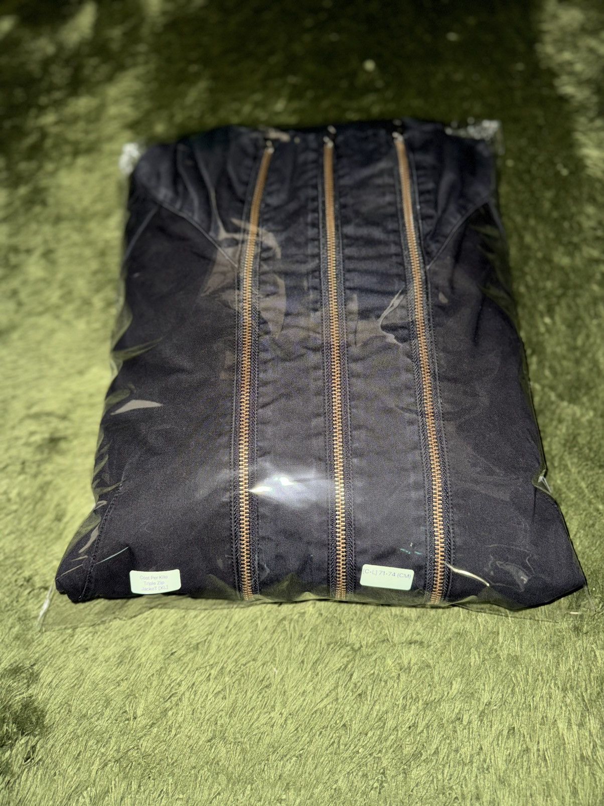 Japanese Brand [XL] Cost Per Kilo Triple Zip Cotton Hooded Blouson Jacket Size US XL / EU 56 / 4 - 13 Thumbnail