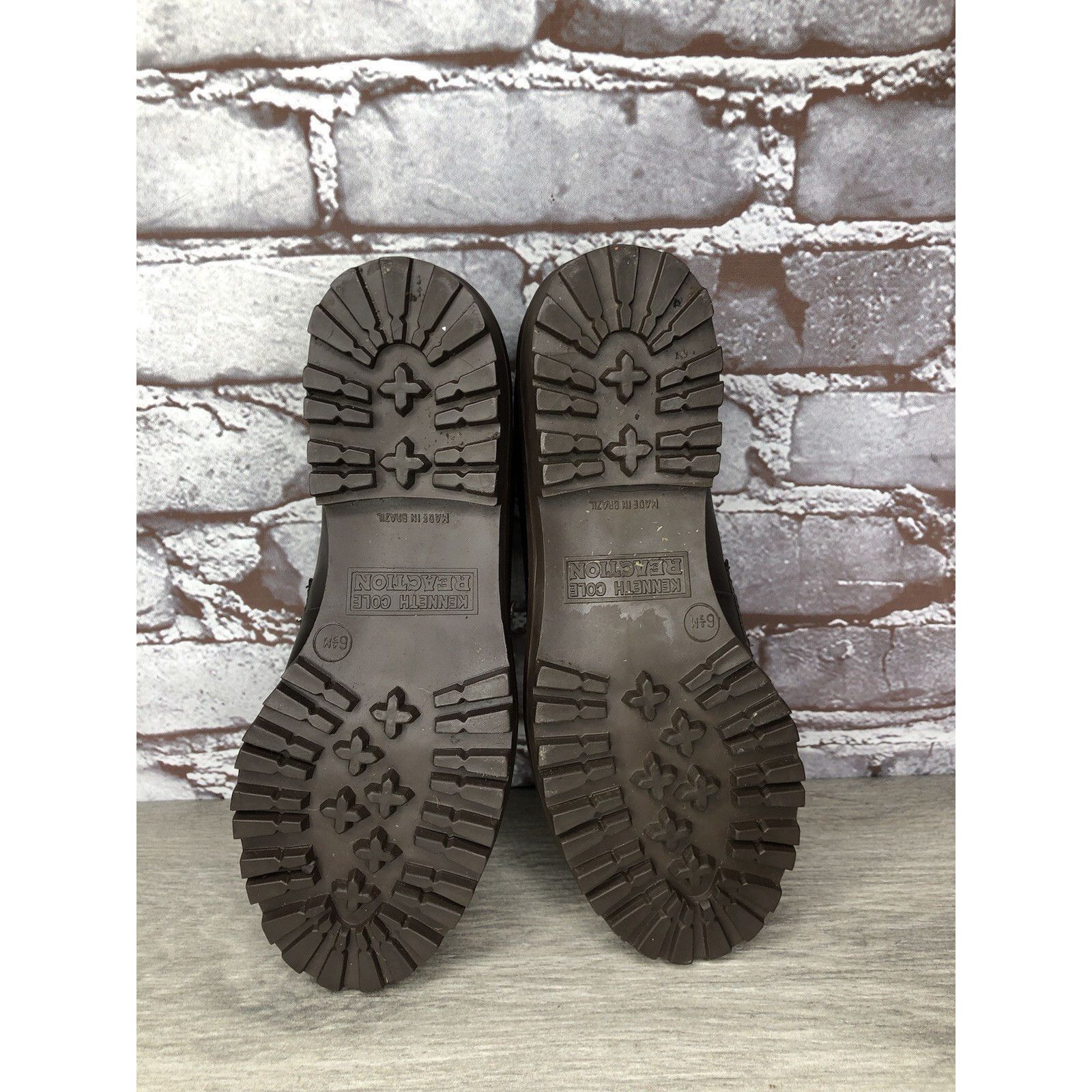 Kenneth Cole Kenneth Cole VTG Horsebit Brown Leather Lug Sole Loafers Dre Size US 6.5 / IT 36.5 - 7 Thumbnail