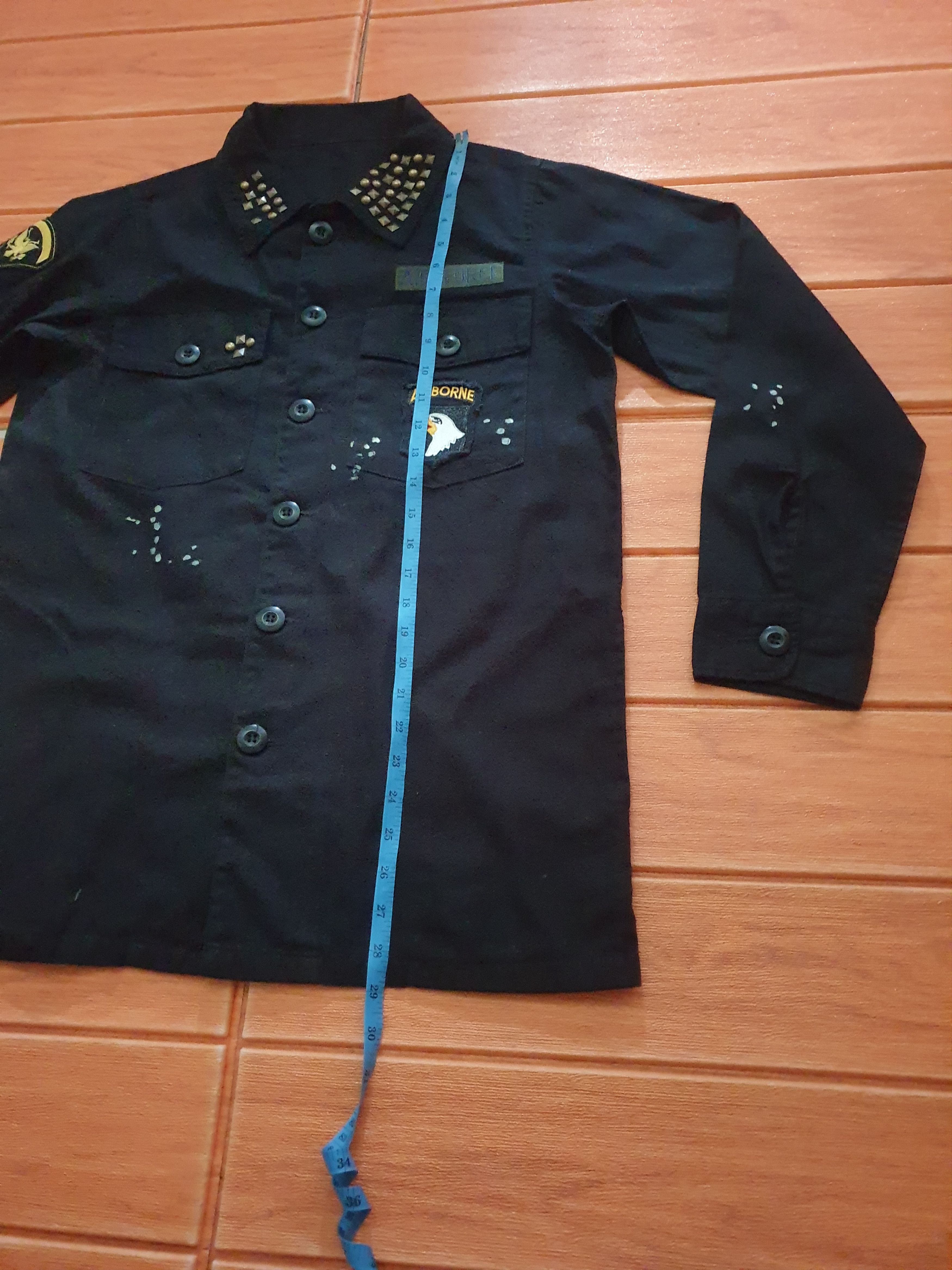 Japanese Brand Air force airborne button ups shirt Size US M / EU 48-50 / 2 - 9 Thumbnail