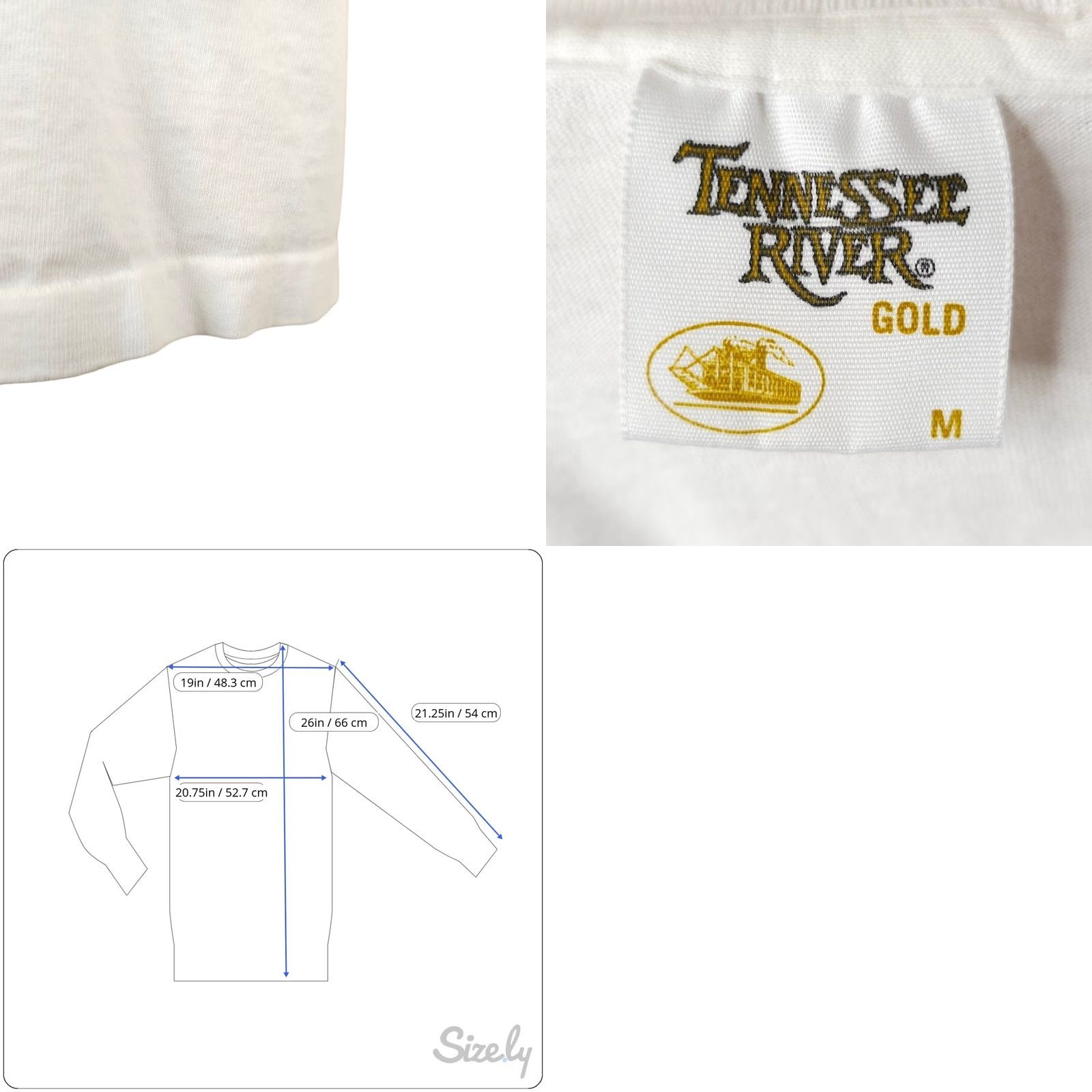 Vintage VINTAGE Celebration In The Oaks T Shirt Mens Size Medium White 90s Made In USA Tennessee River 1994 Run New Orleans Mens Shirts Size US M / EU 48-50 / 2 - 8 Thumbnail