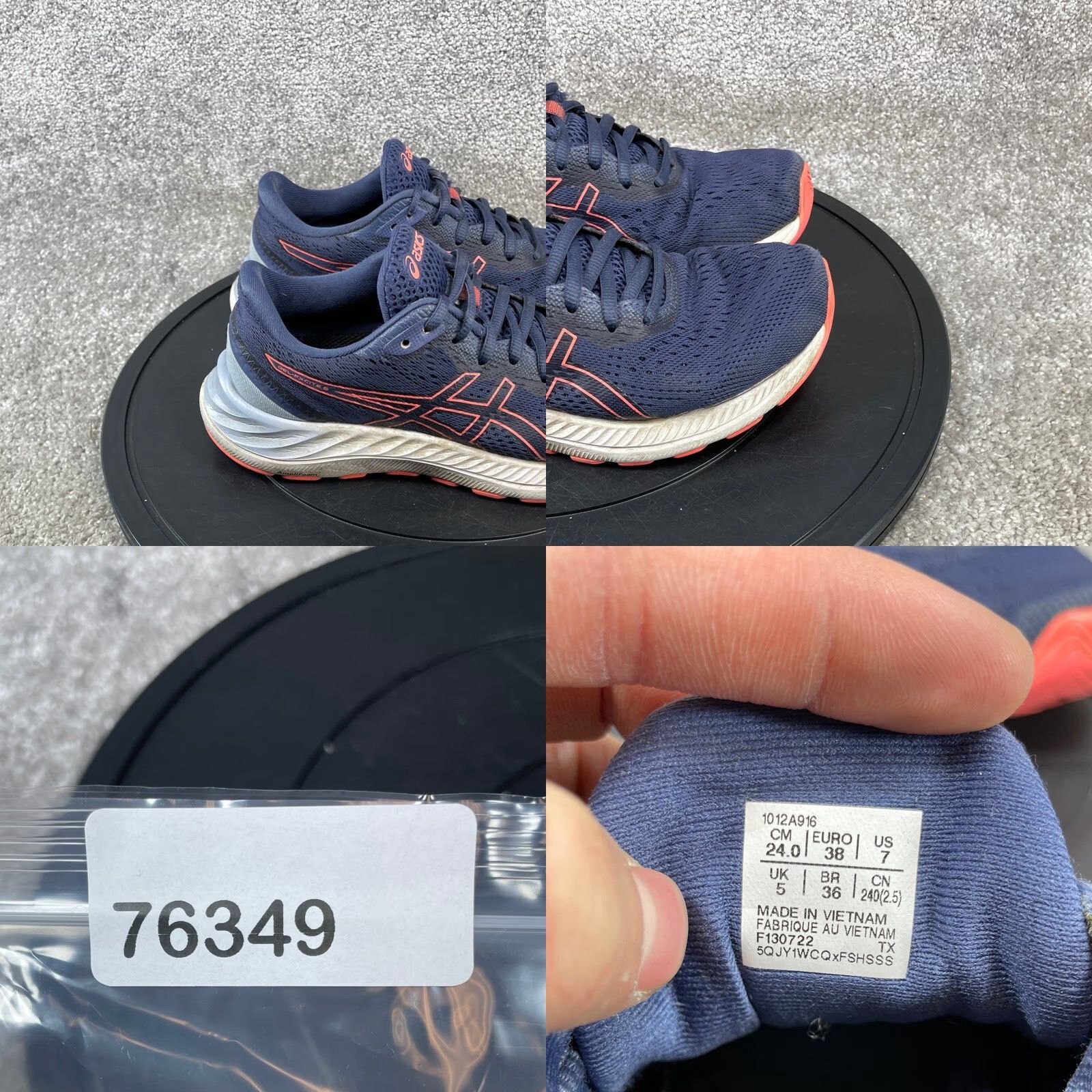 Asics VINTAGE ASICS Women’s Running Shoes Size 7 Blue Gel Excite 8 Sneakers Cushioned Athletic Size S / US 4 / IT 40 - 8 Thumbnail