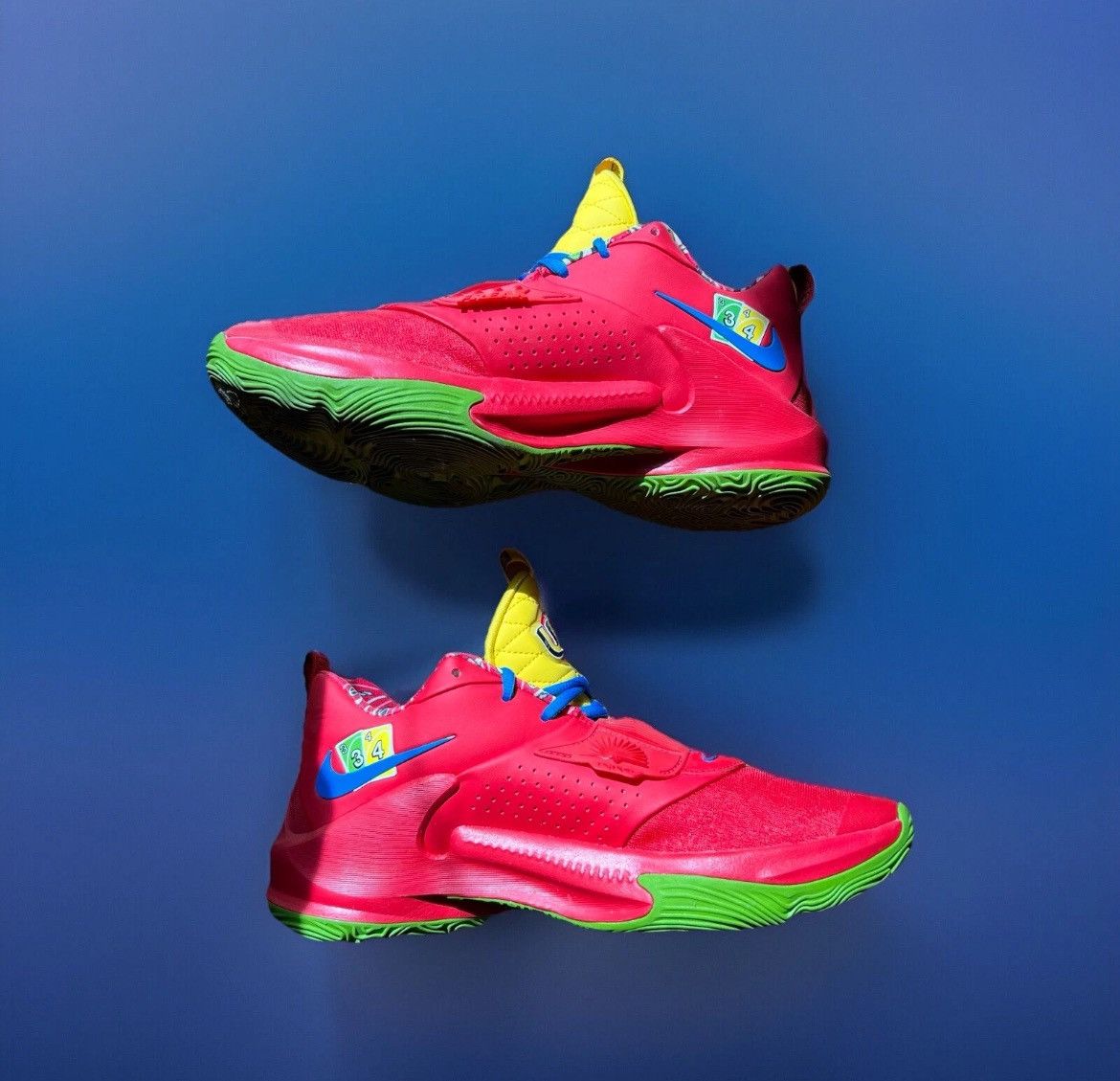 Nike UNO x Zoom Freak 3 NRG '50th Anniversary - Red' Size US 10.5 / EU 43-44 - 5 Thumbnail