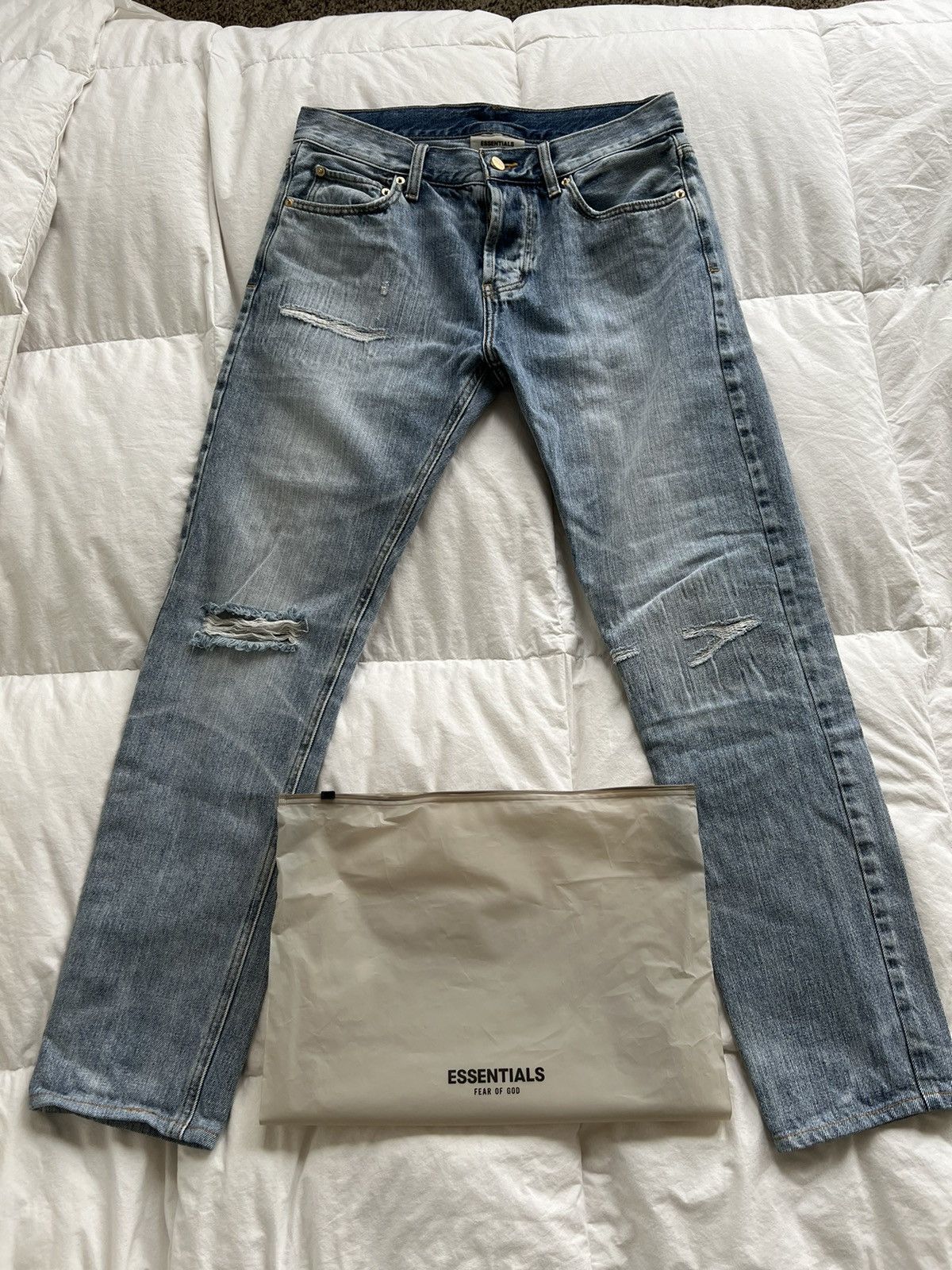 image of Fear Of God Essentials Denim, Men's (Size 31)