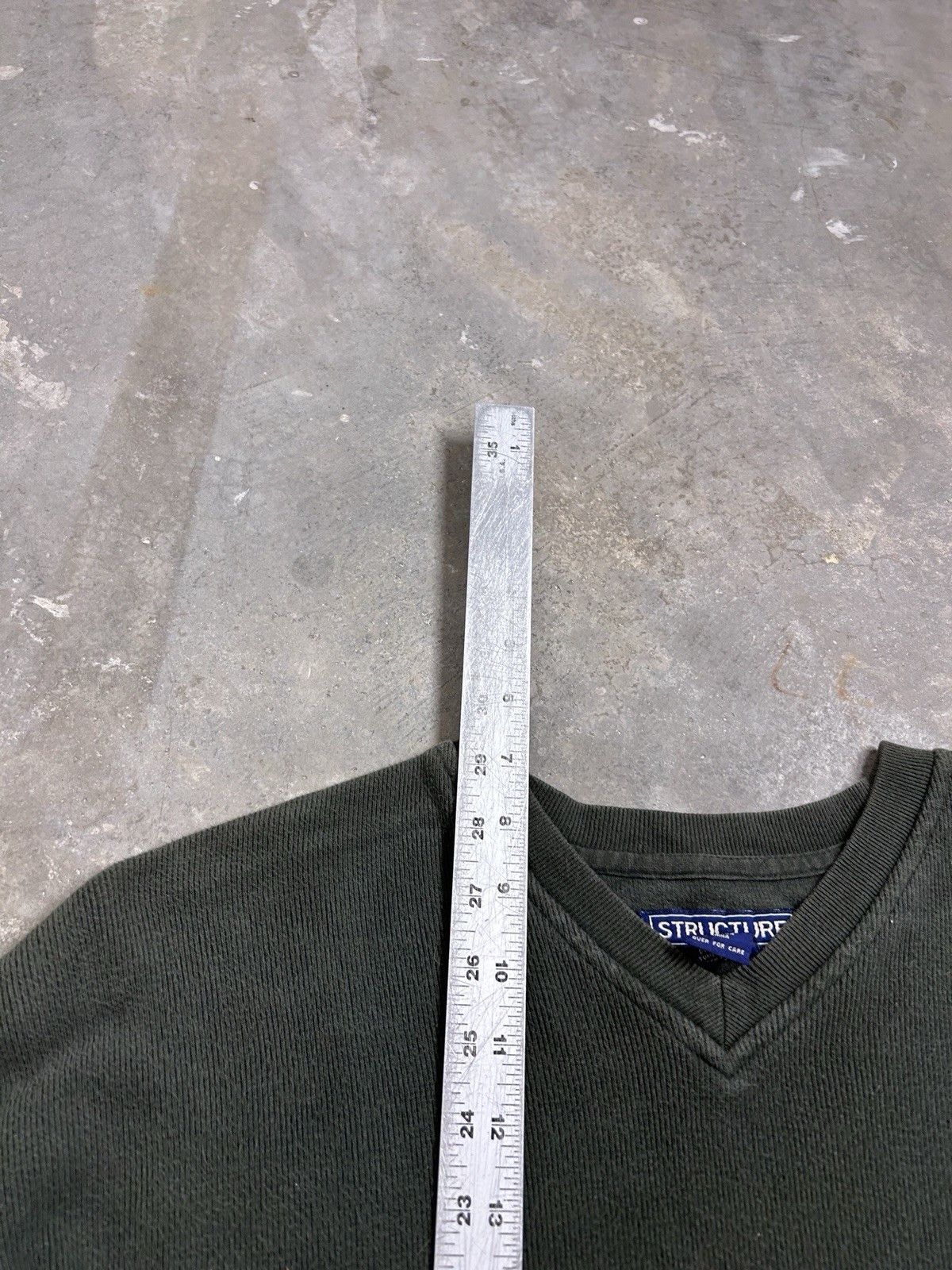 Structure Vintage Y2K Structure Pullover Shirt Vneck Basic Size XL Size US XL / EU 56 / 4 - 5 Thumbnail