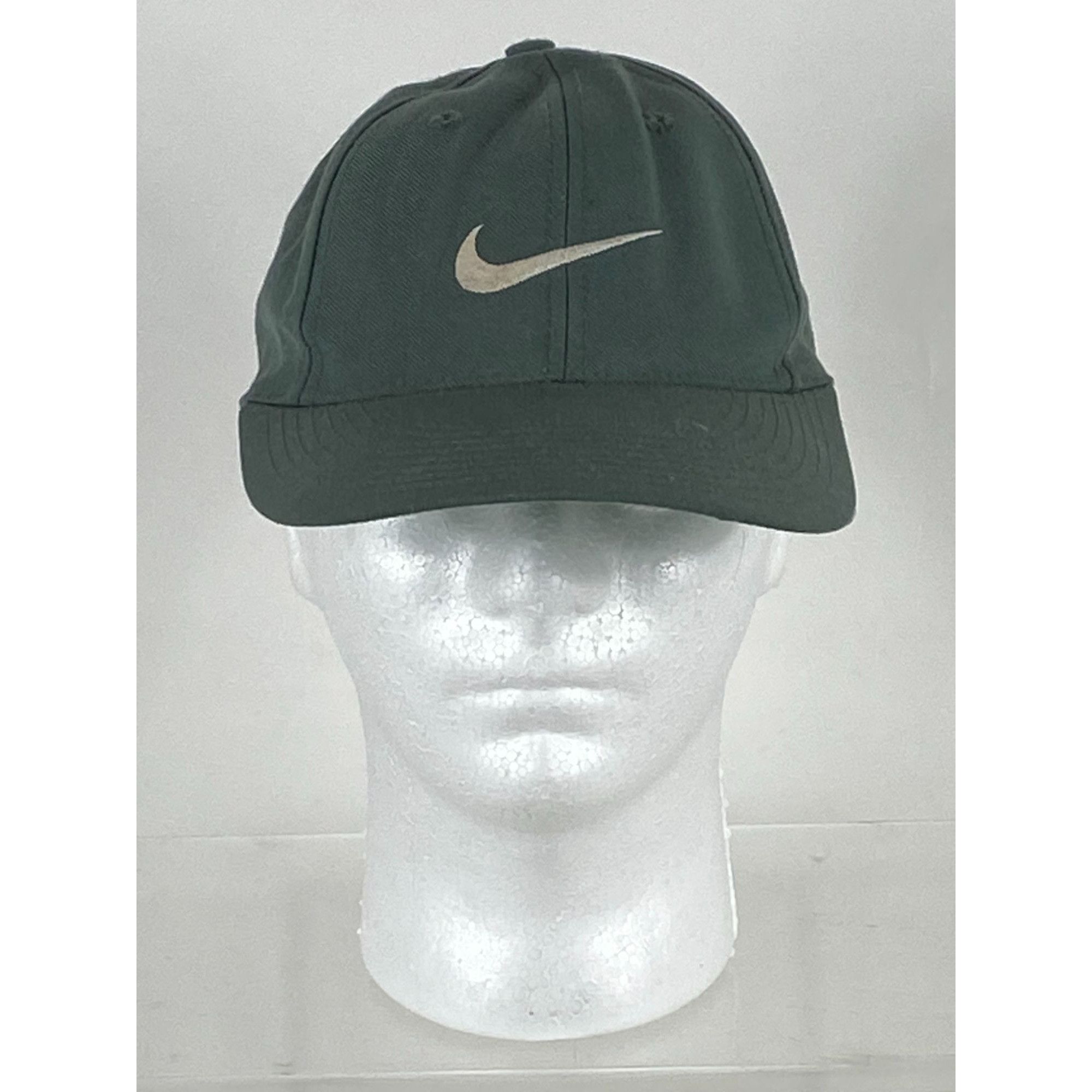 Nike Vintage 90s Nike Swoosh Embroidered Wool Fitted Hat Cap Gree Size ONE SIZE - 1 Thumbnail