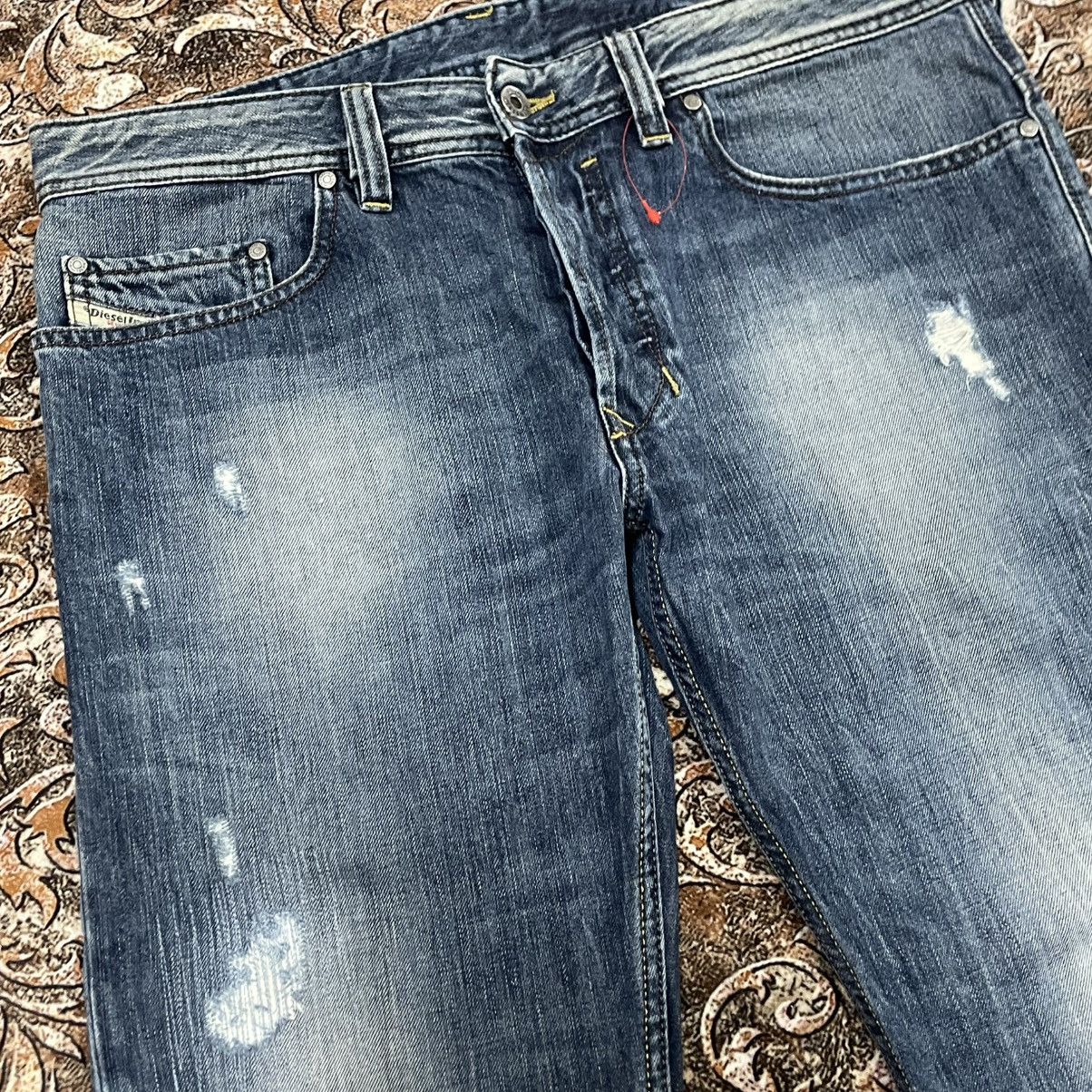 Diesel 🔥Vintage Diesel Industry Safado Ripped Distress Denim Jeans Size US 35 - 8 Thumbnail