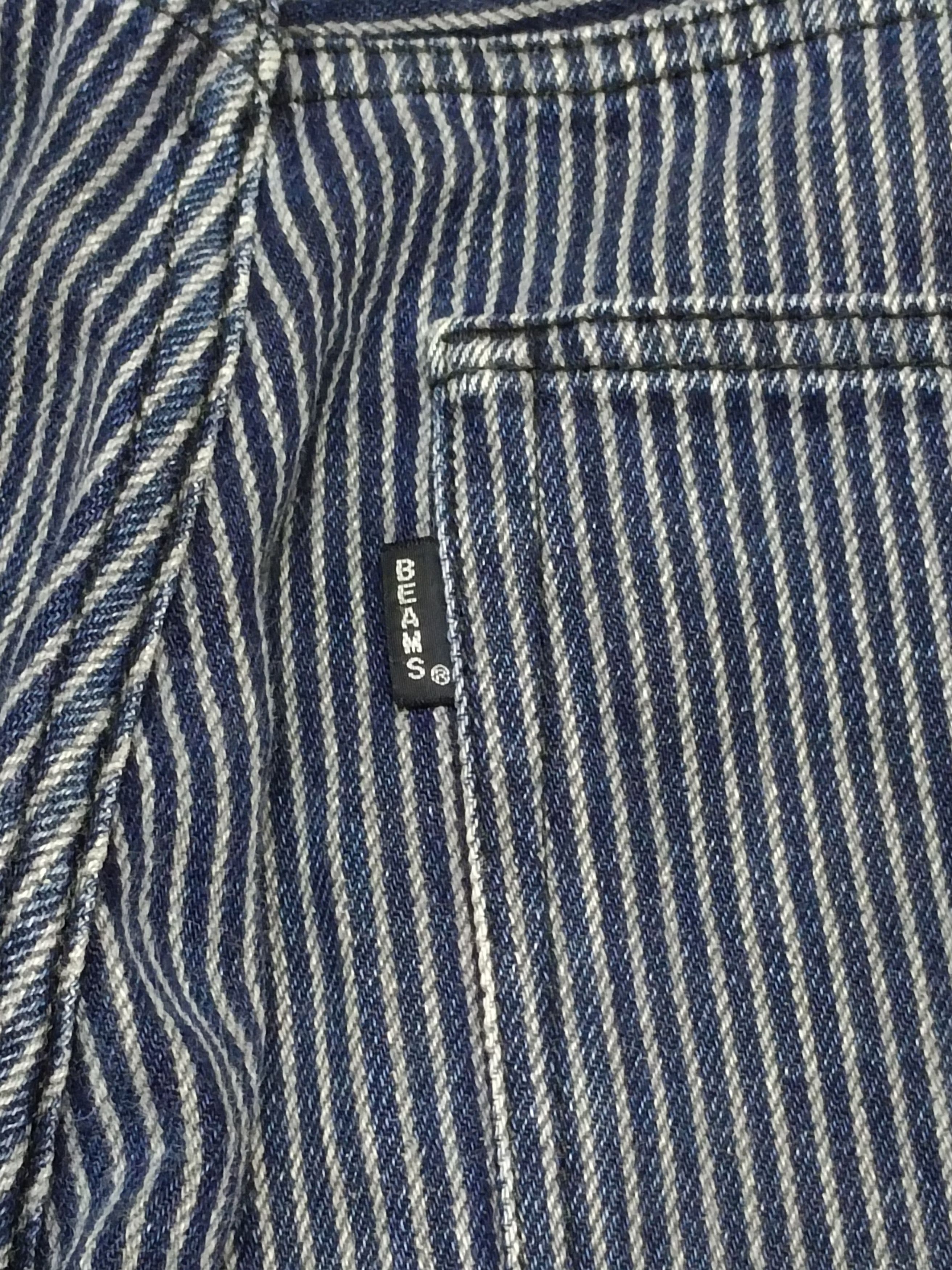 Beams Plus × If Six Was Nine Vintage Beams Tokyo Hickory Stripe Jeans Size US 28 / EU 44 - 10 Thumbnail