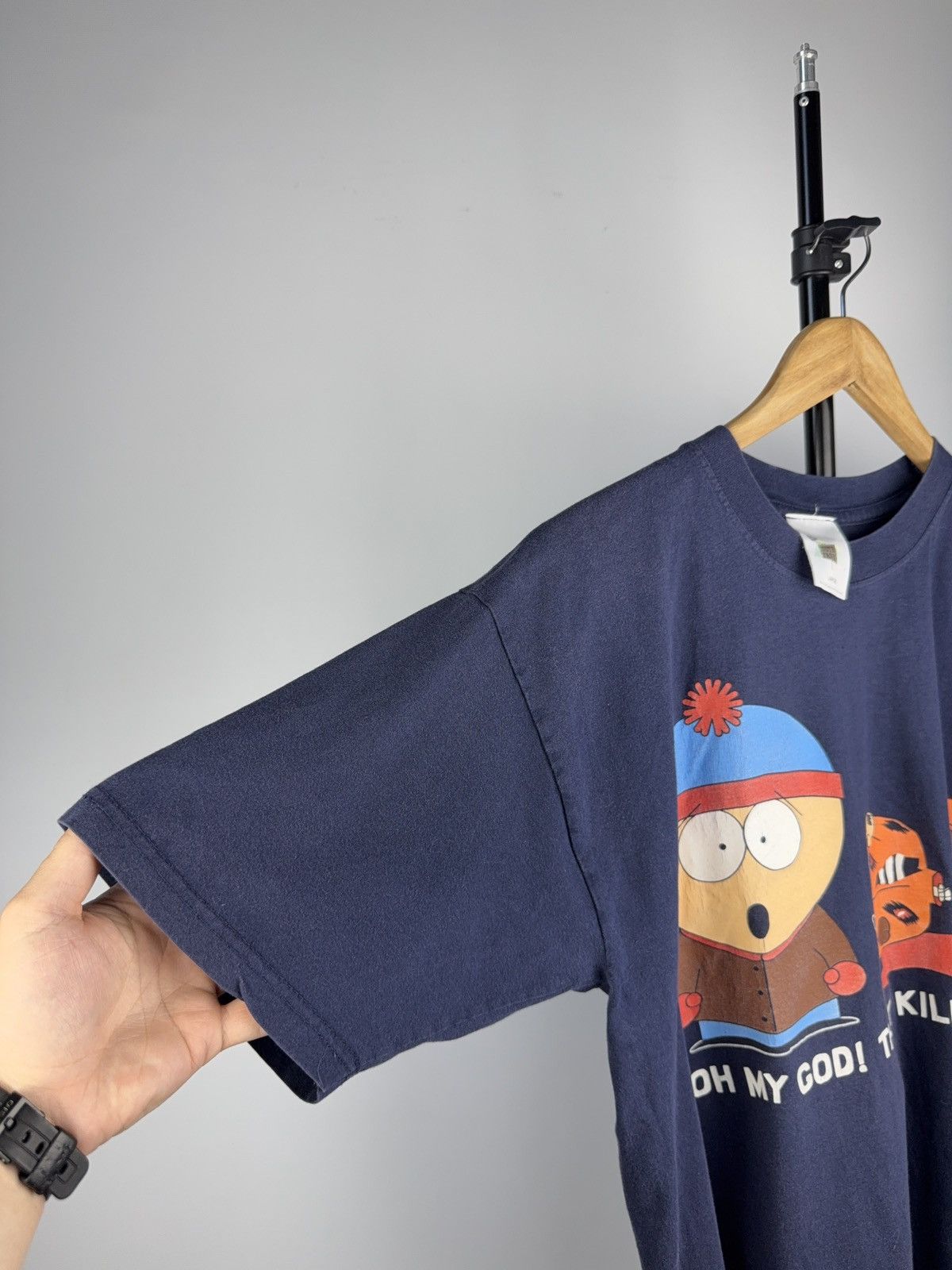 Vintage Vintage SOUTH PARK T Shirt Graphic Tee 1998 Killed Kenny Size US L / EU 52-54 / 3 - 7 Thumbnail