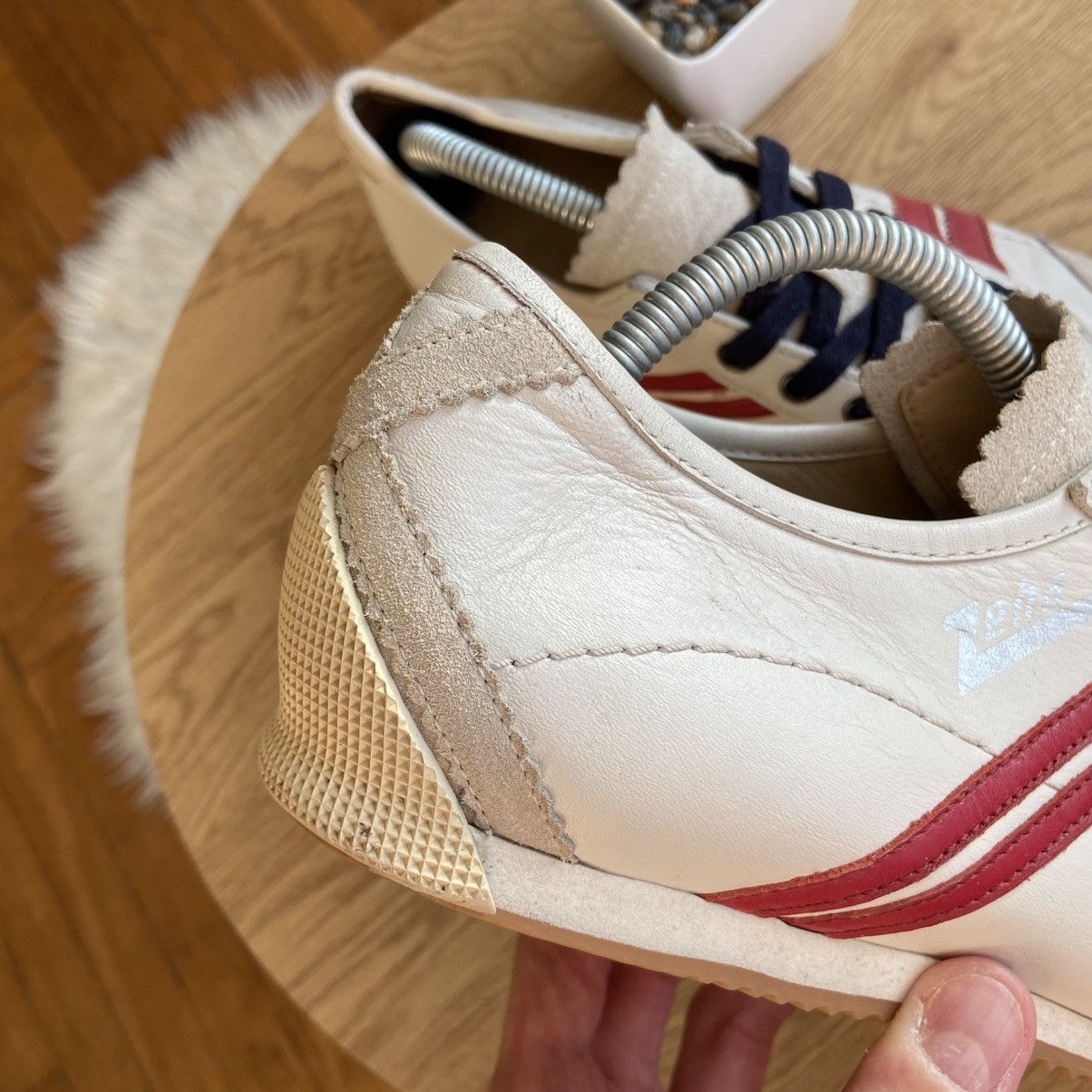 Vintage Men's Zeha Berlin Trainers Retro League Sneakers Red White41 Size US 8 / EU 41 - 9 Thumbnail