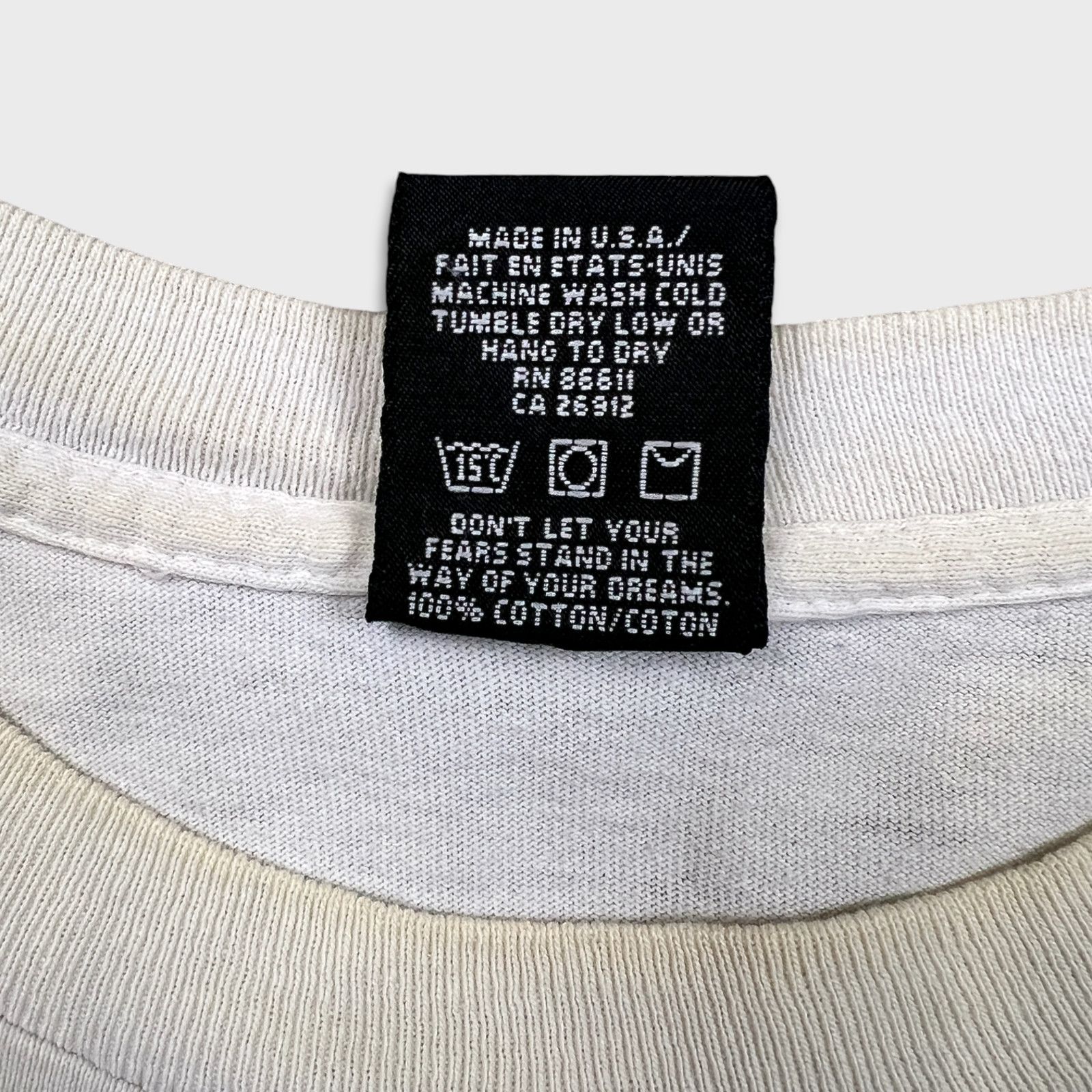 No Fear × Vintage 90s No Fear T Shirt XL Pain Temporary Single Stitched Tee Size US XL / EU 56 / 4 - 12 Thumbnail