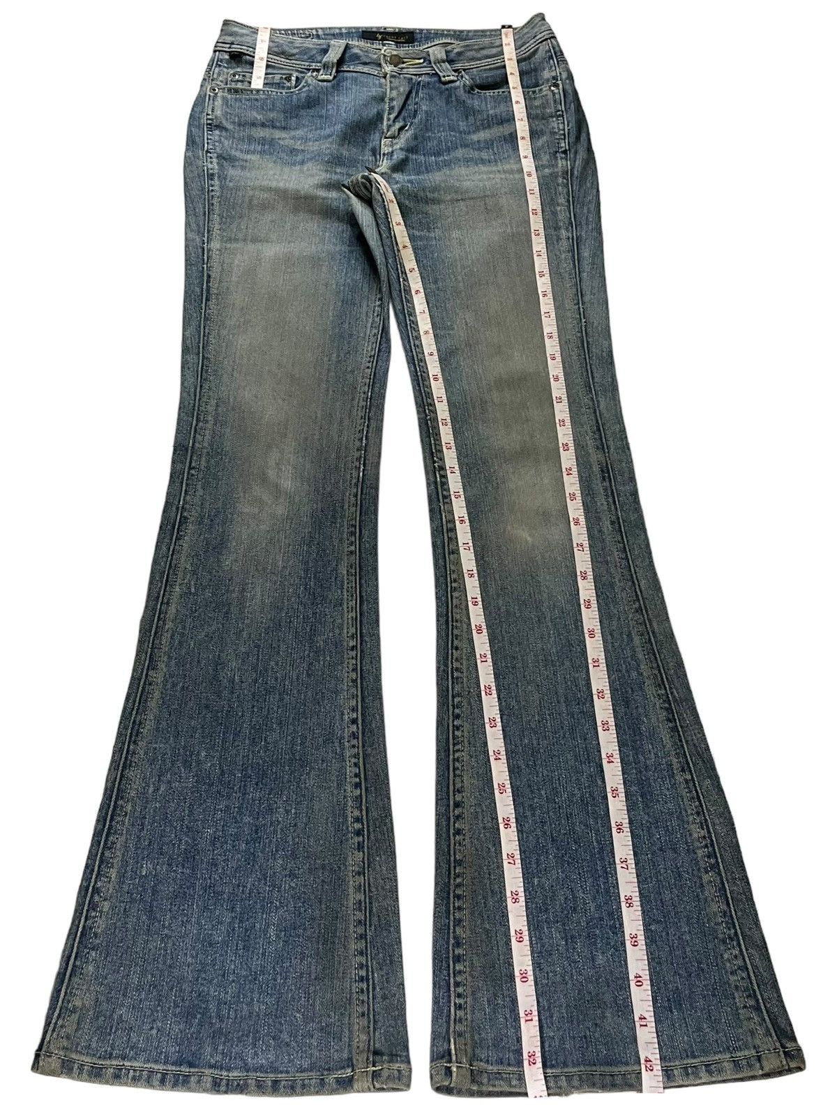 Japanese Brand SALES🔥Vintage Japanese Rusty Mud Wash Distress Flare Jeans Size 29" - 12 Thumbnail
