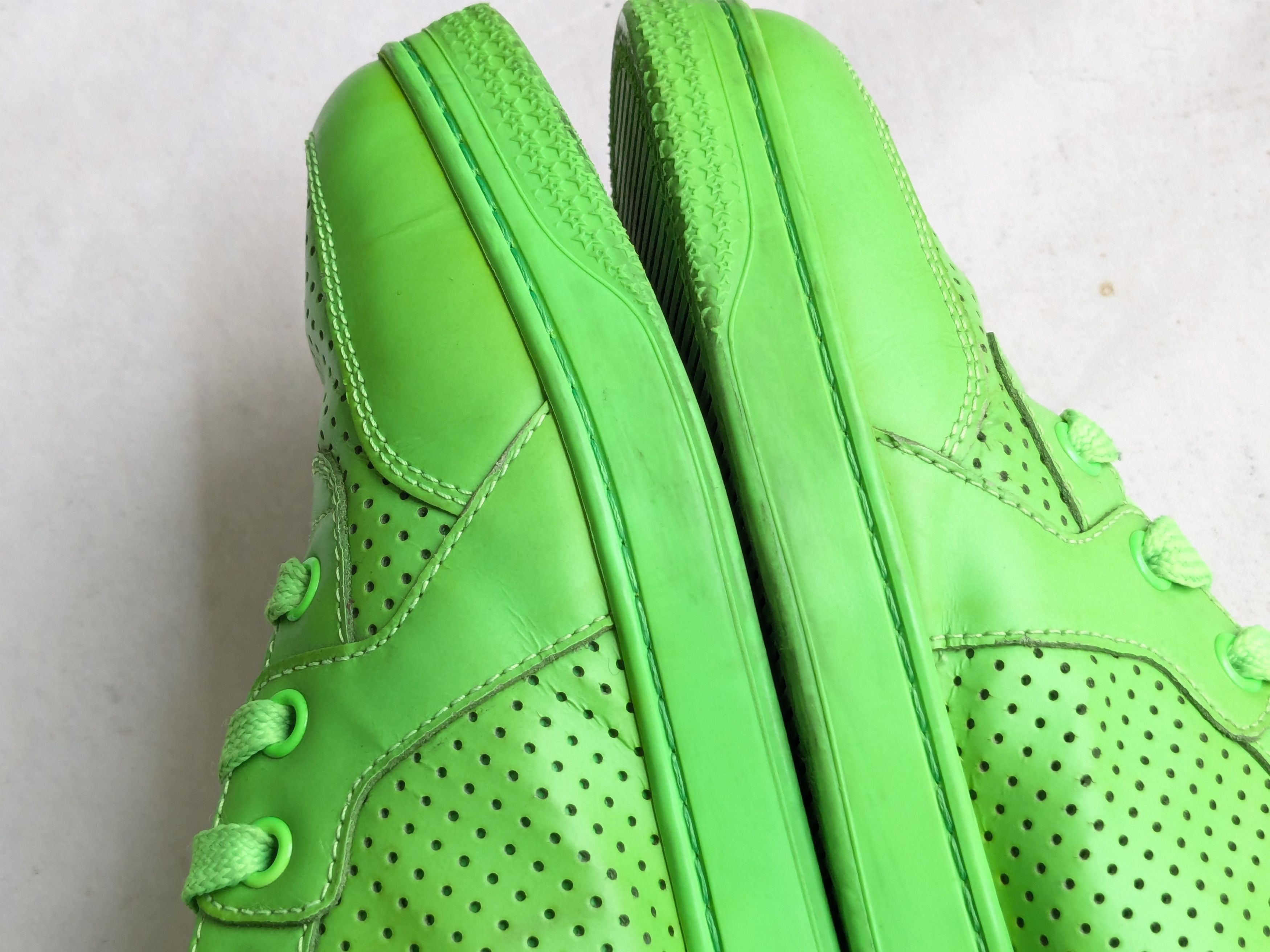 Gucci Gucci High Top Sneakers Green 10 Leather Size US 10 / EU 43 - 9 Thumbnail