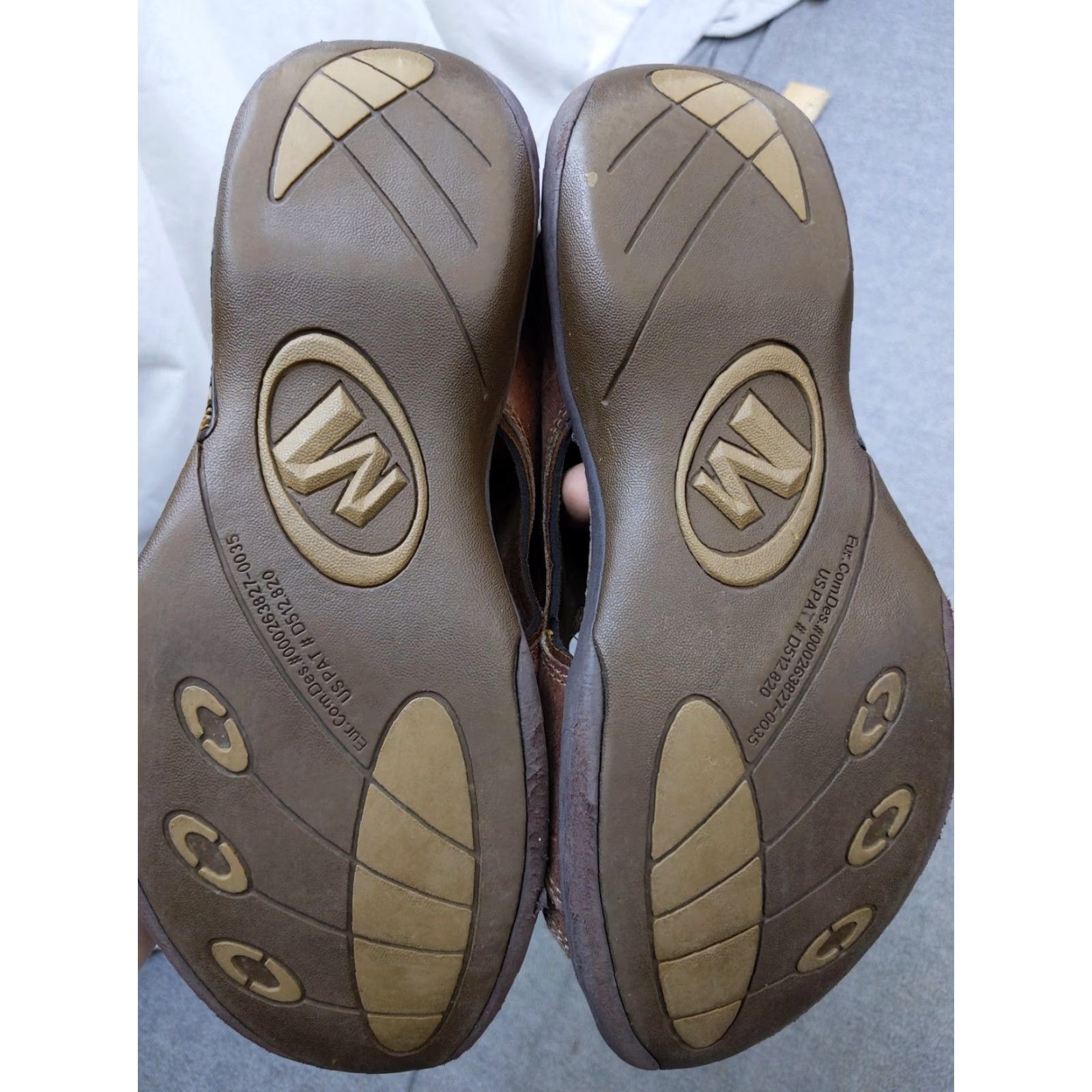 Merrell Merrell Leather Sandals Womens US 10 Brown Hook & Loop Comfort Walking Outdoor Size US 10 / IT 40 - 5 Thumbnail