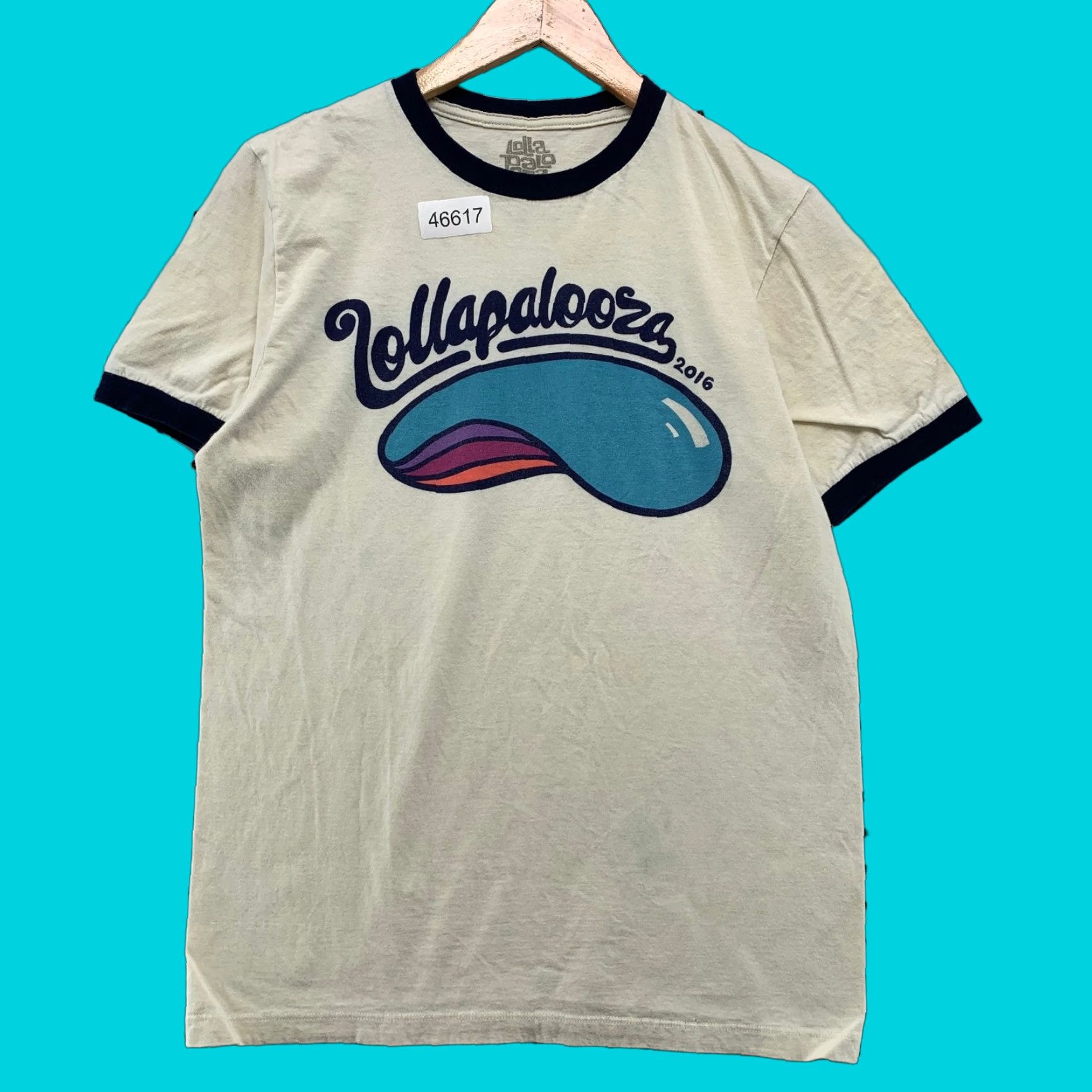 Vintage Lollapalooza Shirt Mens Small Beige Blue 2017 RInger Music Festival Chicago Shirt Mens Small Beige Blue 2017 Lollapalooza Size US S / EU 44-46 / 1 - 1 Thumbnail