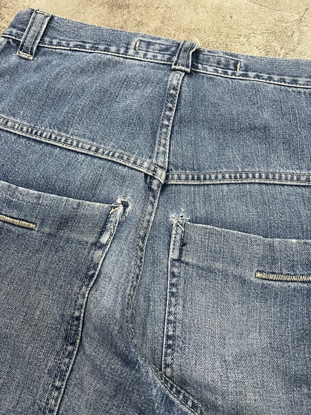JNCO Rare Vintage Jnco Big Pocket Tribal Design Denim Jorts Size US 30 / EU 46 - 7 Thumbnail