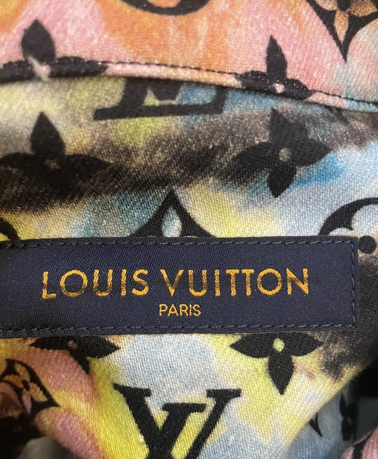 Louis Vuitton Louis Vuitton 4L Printed Monogram Long Sleeve Denim Overcoat Size US XXL / EU 58 / 5 - 8 Thumbnail