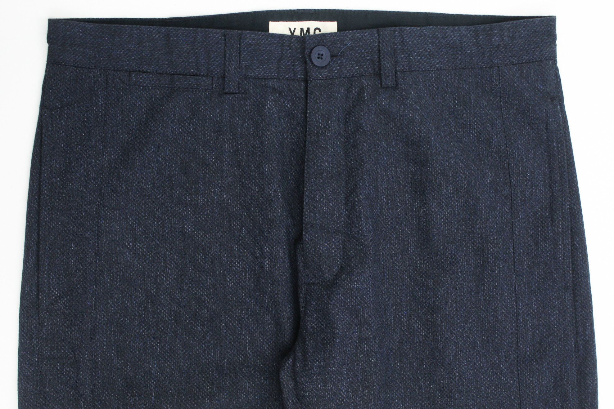 YMC Indigo-dyed Flat Front Paneled Trousers Pants Size US 34 / EU 50 - 2 Thumbnail
