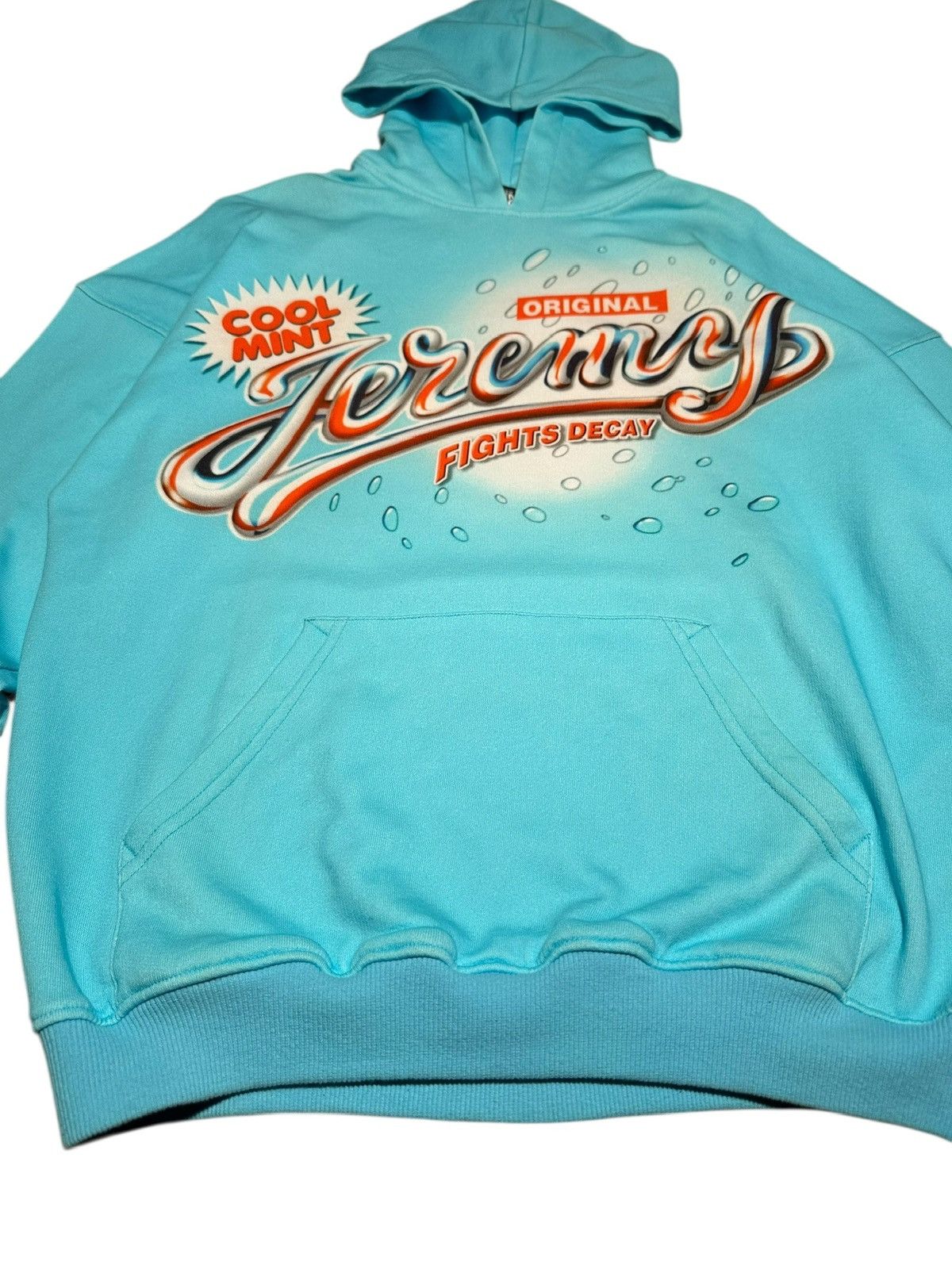 Jeremy Scott Jeremy Scott “Cool Mint” Hoodie – Archive / Runway Era Size L / US 10 / IT 46 - 8 Thumbnail