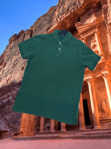 Polo Ralph Lauren Vintage green Polo Ralph Lauren custom fit T-shirt Y2K Size US M / EU 48-50 / 2 - 1 Thumbnail