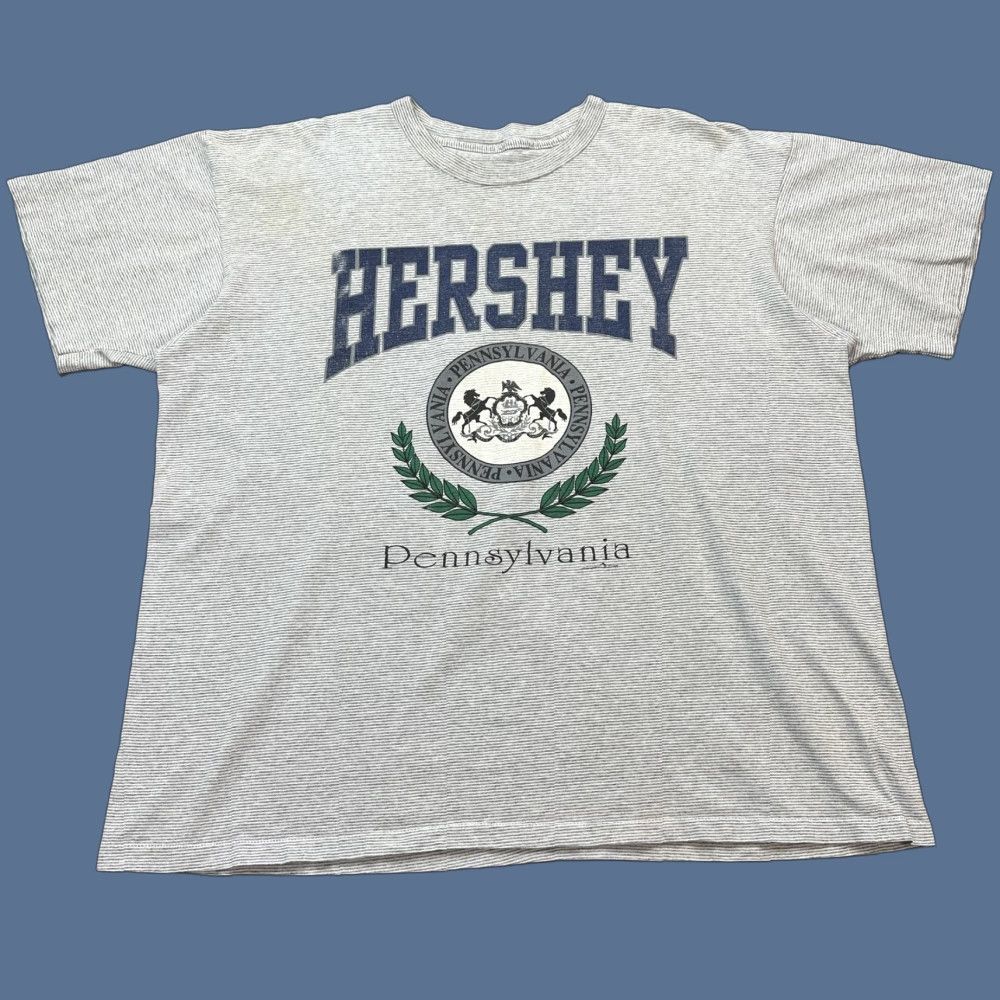 Vintage Vintage Hershey Pennsylvania Shirt Mens 2XL Gray Striped Vacation 90s Shirt Mens 2XL Gray Striped Vintage Hershey Pennsylvania 90s Mens Shirt Size US XXL / EU 58 / 5 - 1 Thumbnail