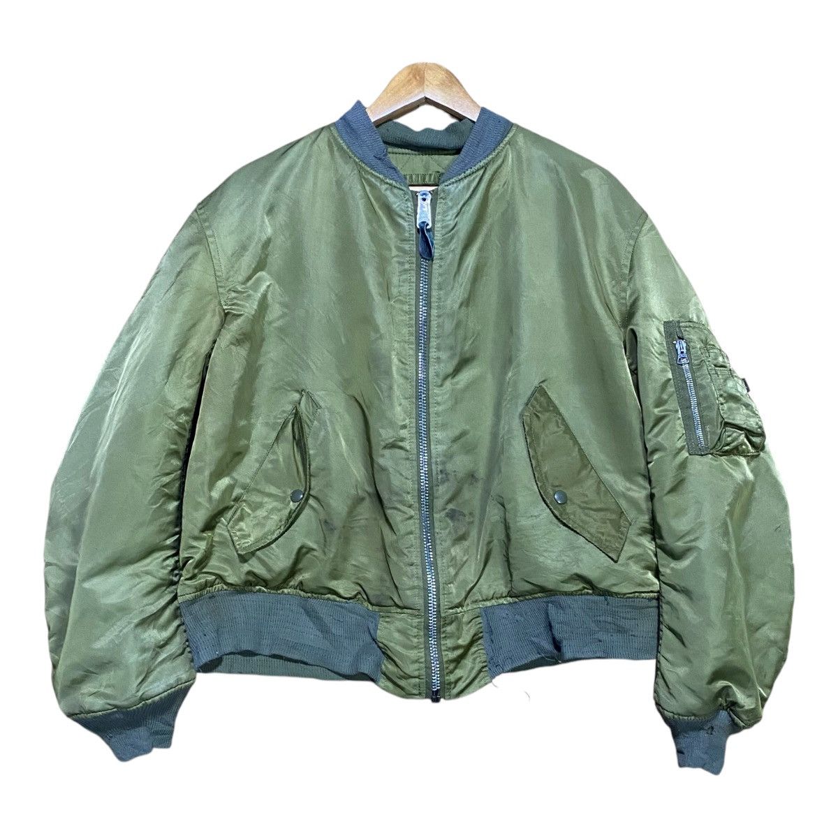 Alpha Industries VINTAGE ALPHA INDUSTRIES BOMBER FLIGHT JACKET Size US L / EU 52-54 / 3 - 1 Thumbnail