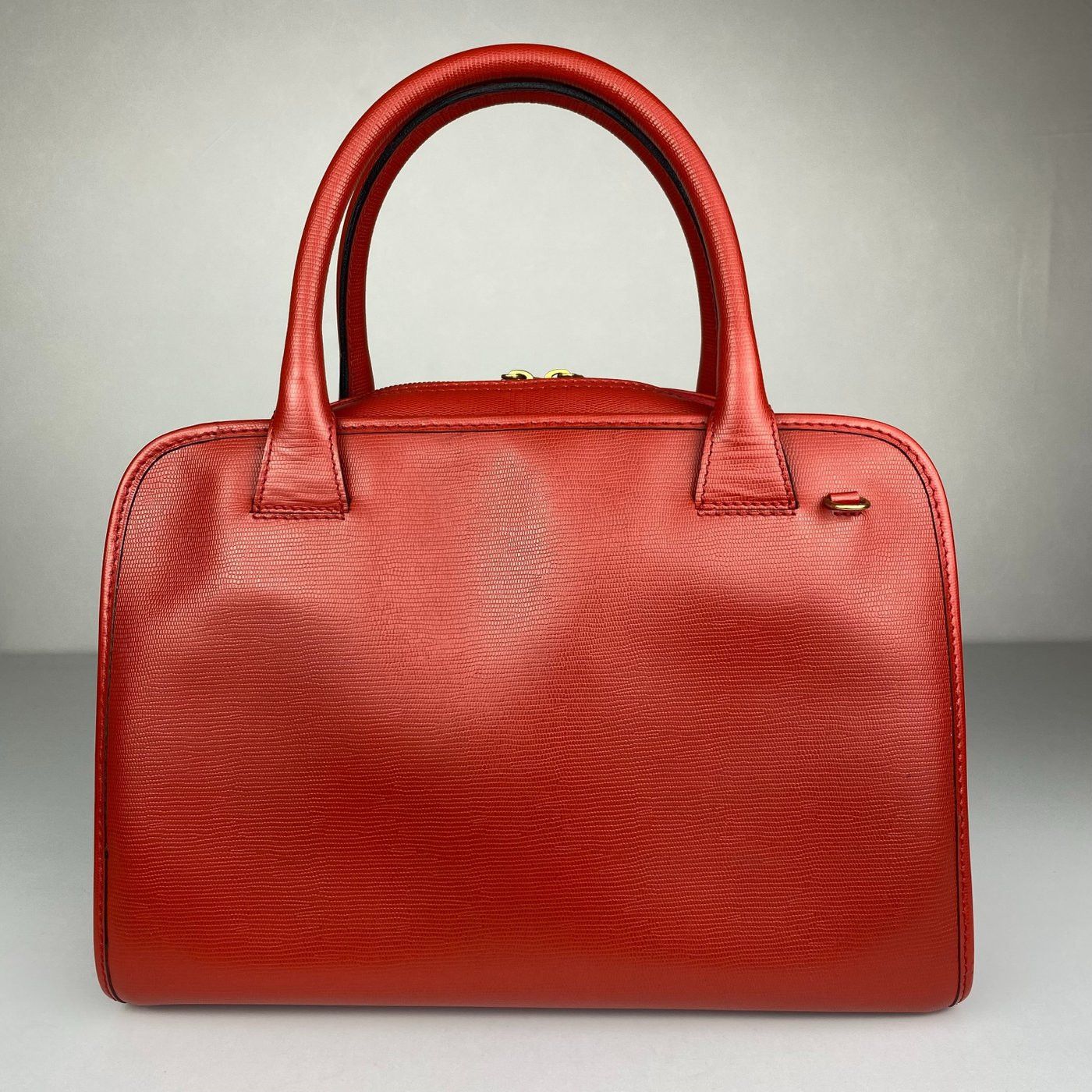 Celine Celine Red Leather 2-way Handbag Size ONE SIZE - 3 Thumbnail