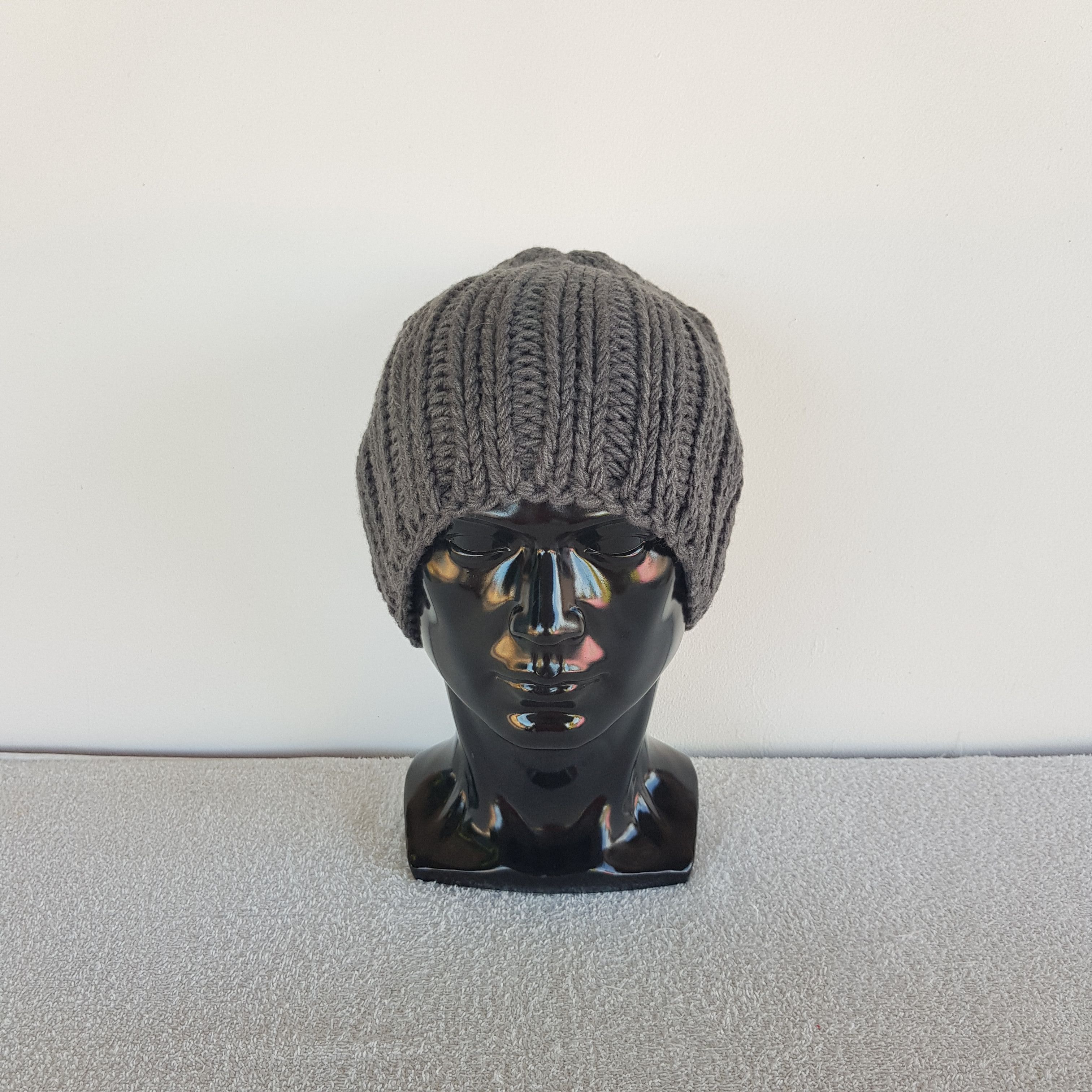 CA4LA Vintage CA4LA Beanie Crochet Ribbed Knit Snow Caps Hats. Size ONE SIZE - 2 Thumbnail