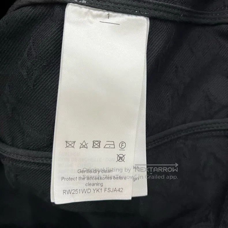 Louis Vuitton Louis Vuitton Black dark full print denim jacket Size XS / US 0-2 / IT 36-38 - 5 Thumbnail