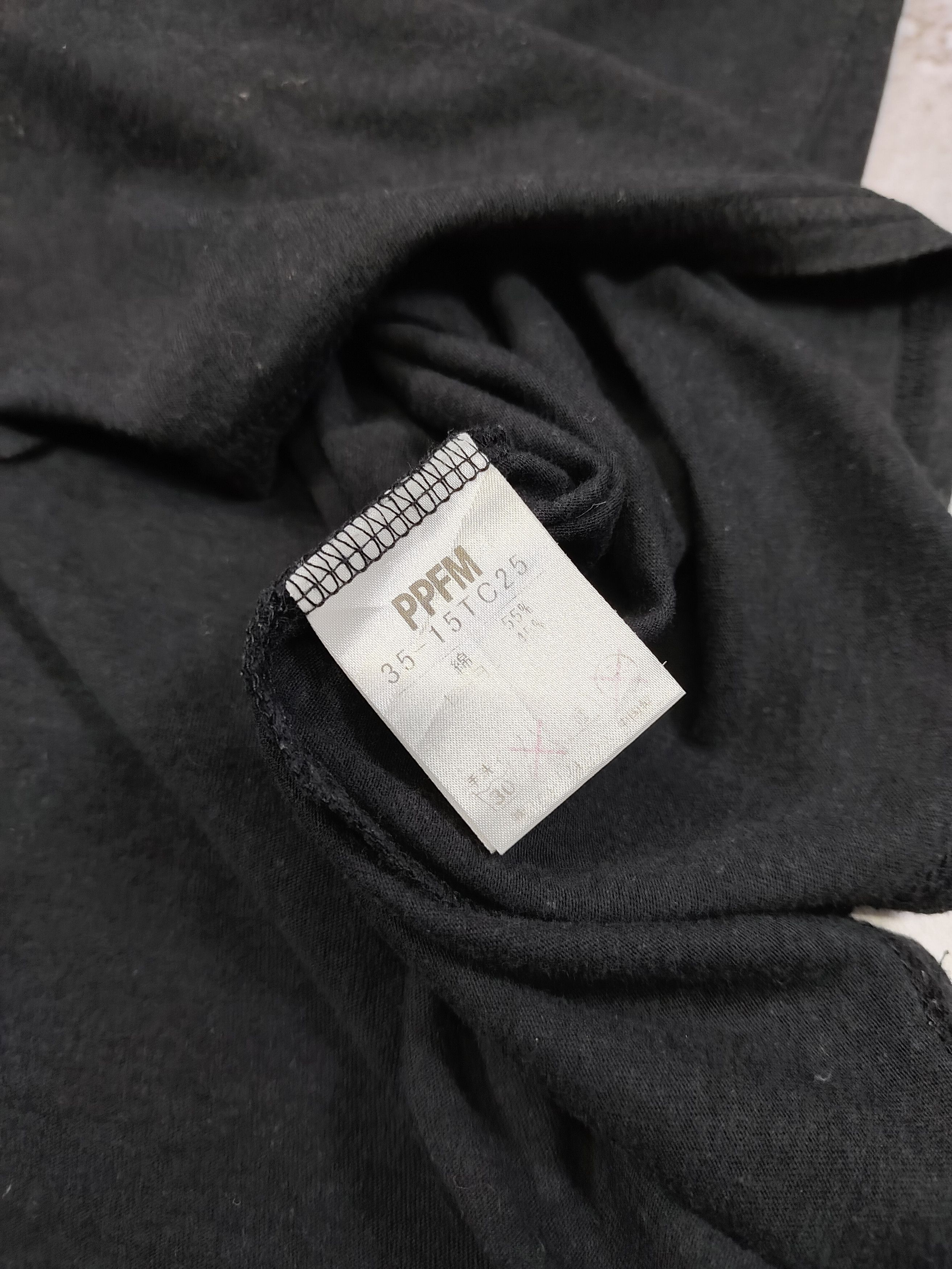 PPFM 2000s PPFM- Wide Scoop Neck Distressed Collar Punk Tshirt Size US M / EU 48-50 / 2 - 6 Thumbnail