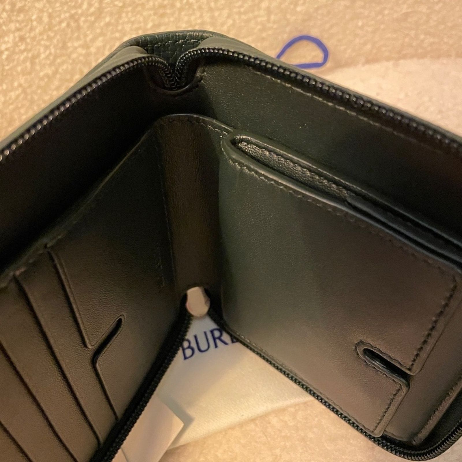 Burberry Burberry Black Checkered Wallet Size ONE SIZE - 8 Thumbnail