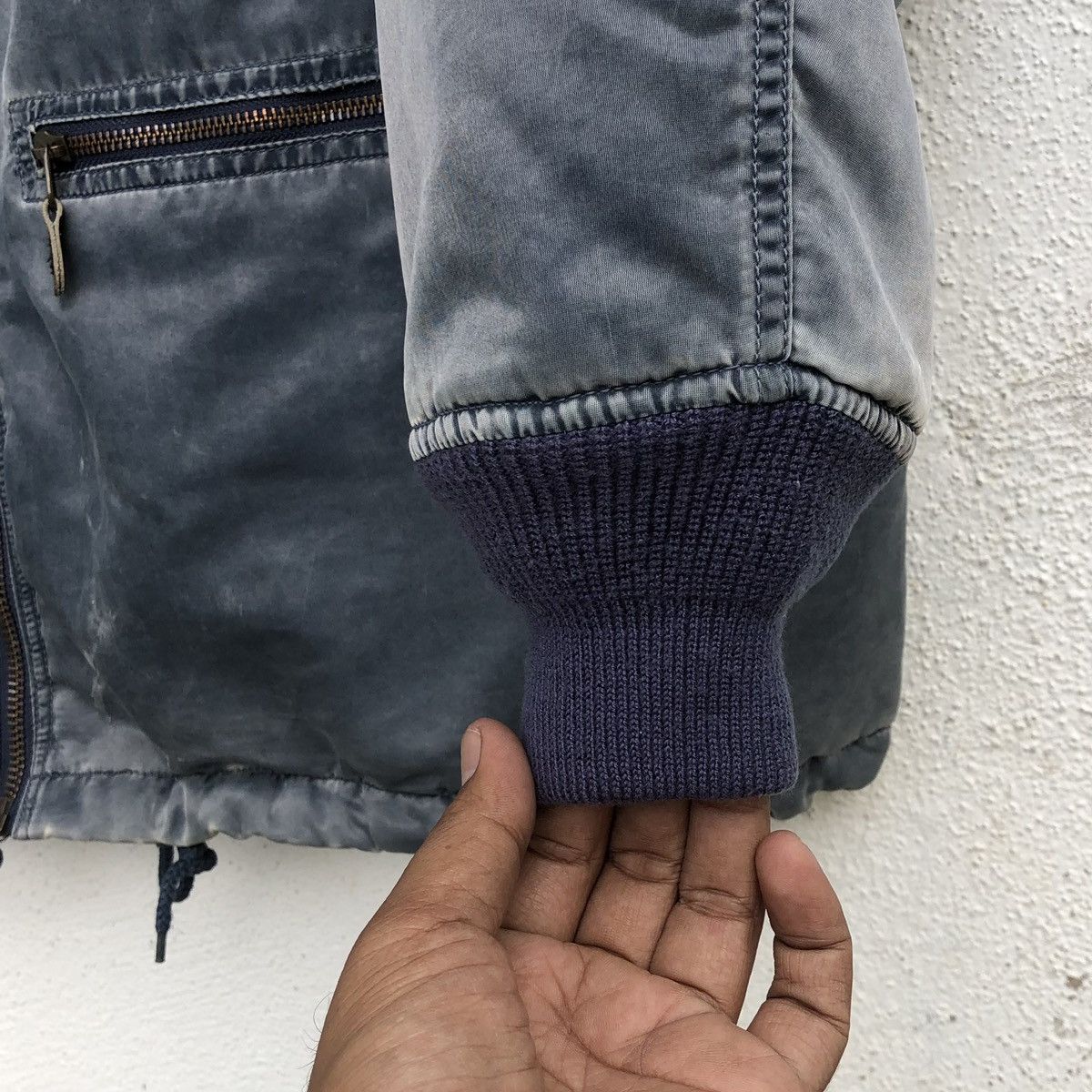 Vintage Vintage Air Force Sun Faded Intermedjate Ma-1 Parka Jacket Size US L / EU 52-54 / 3 - 14 Thumbnail