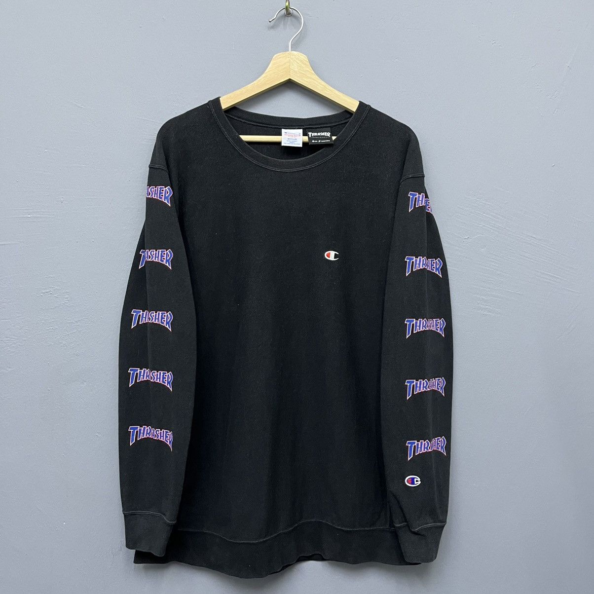 Thrasher Vintage Champion Reverse Weave x Thrasher Sweatshirt Size US M / EU 48-50 / 2 - 1 Thumbnail
