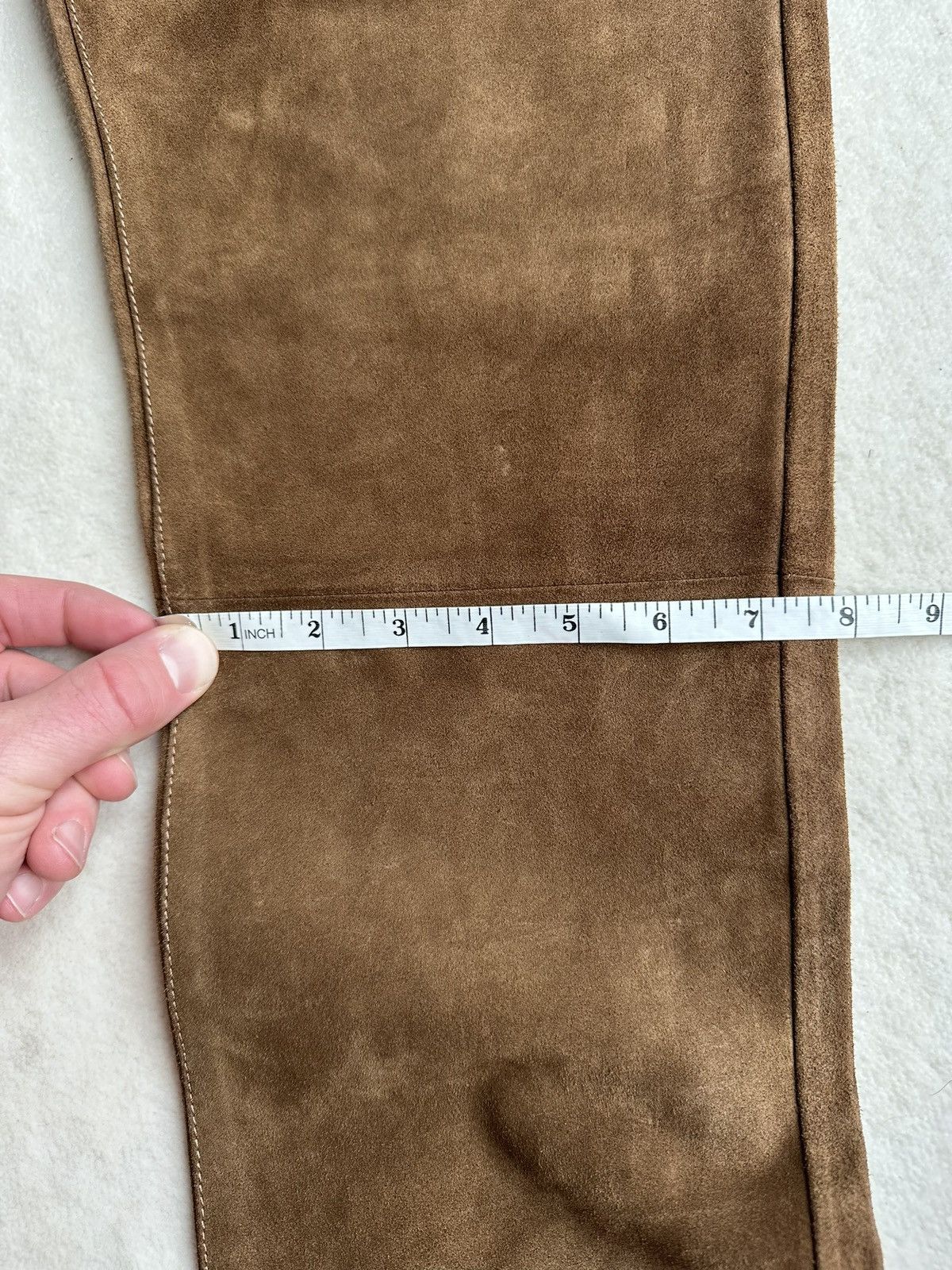 Saint Laurent Paris SS20 $3k+ 🤑 Saint Laurent suede leather pants trousers Size US 32 / EU 48 - 10 Thumbnail